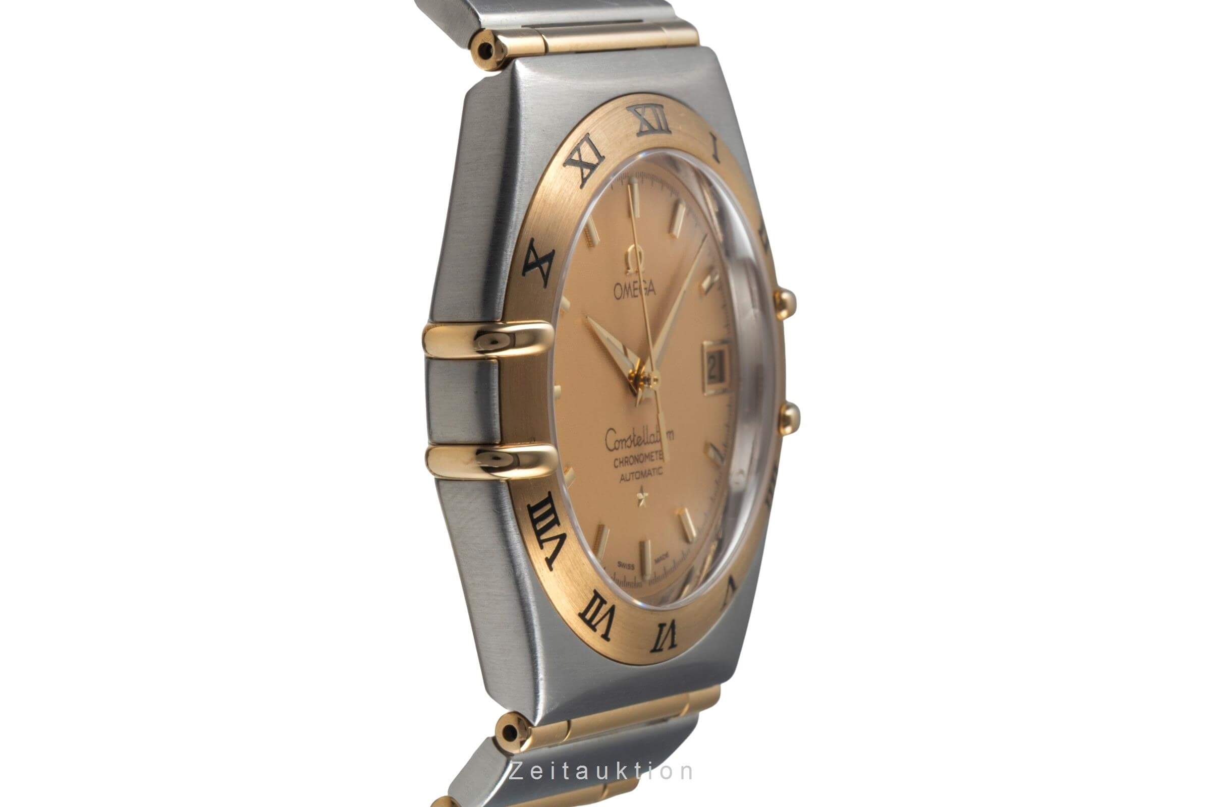 Omega Constellation acciaio / oro automatismo orologio da uomo 1202.10.00  [2500975]