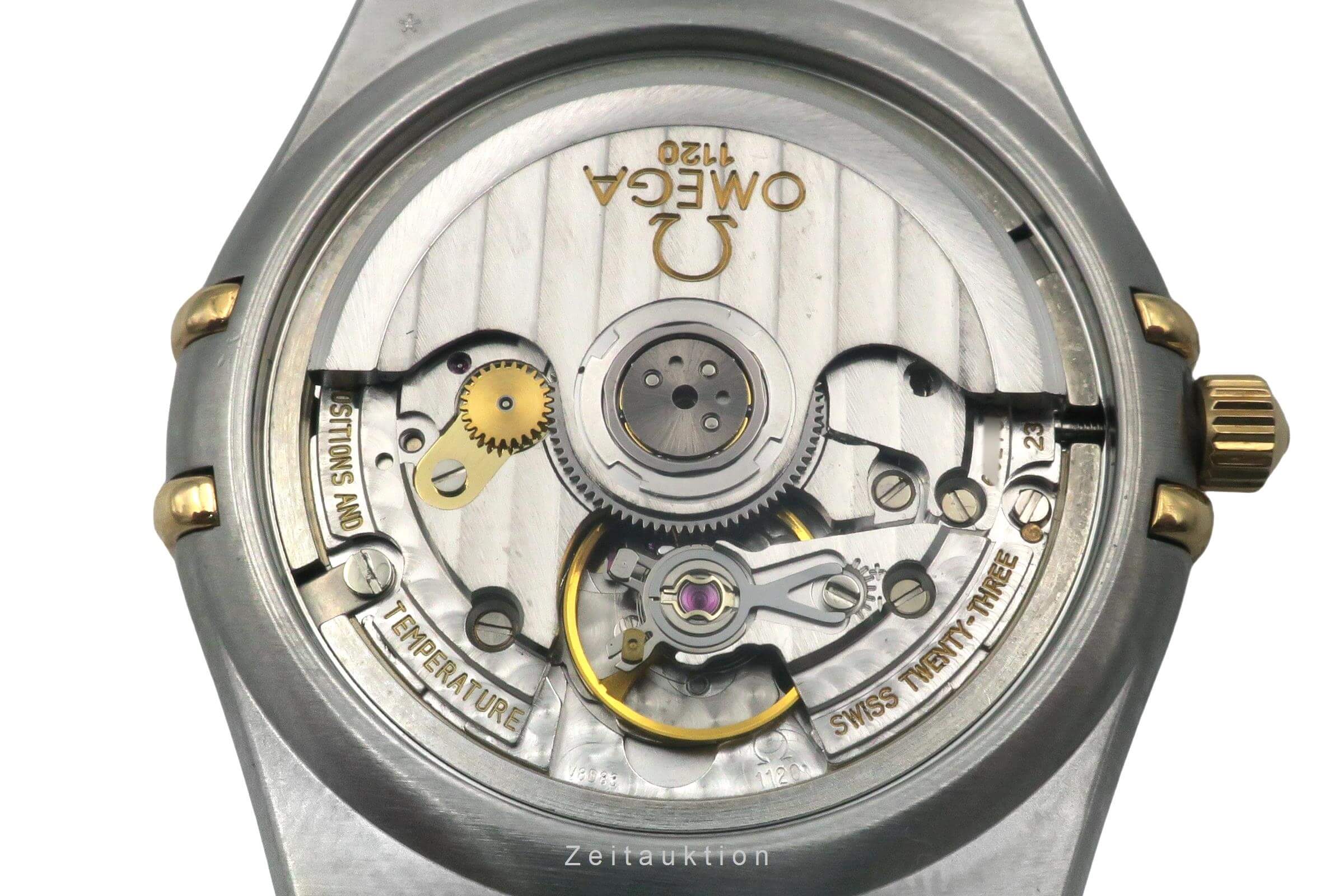 Omega Constellation acciaio / oro automatismo orologio da uomo 1202.10.00  [2500975]