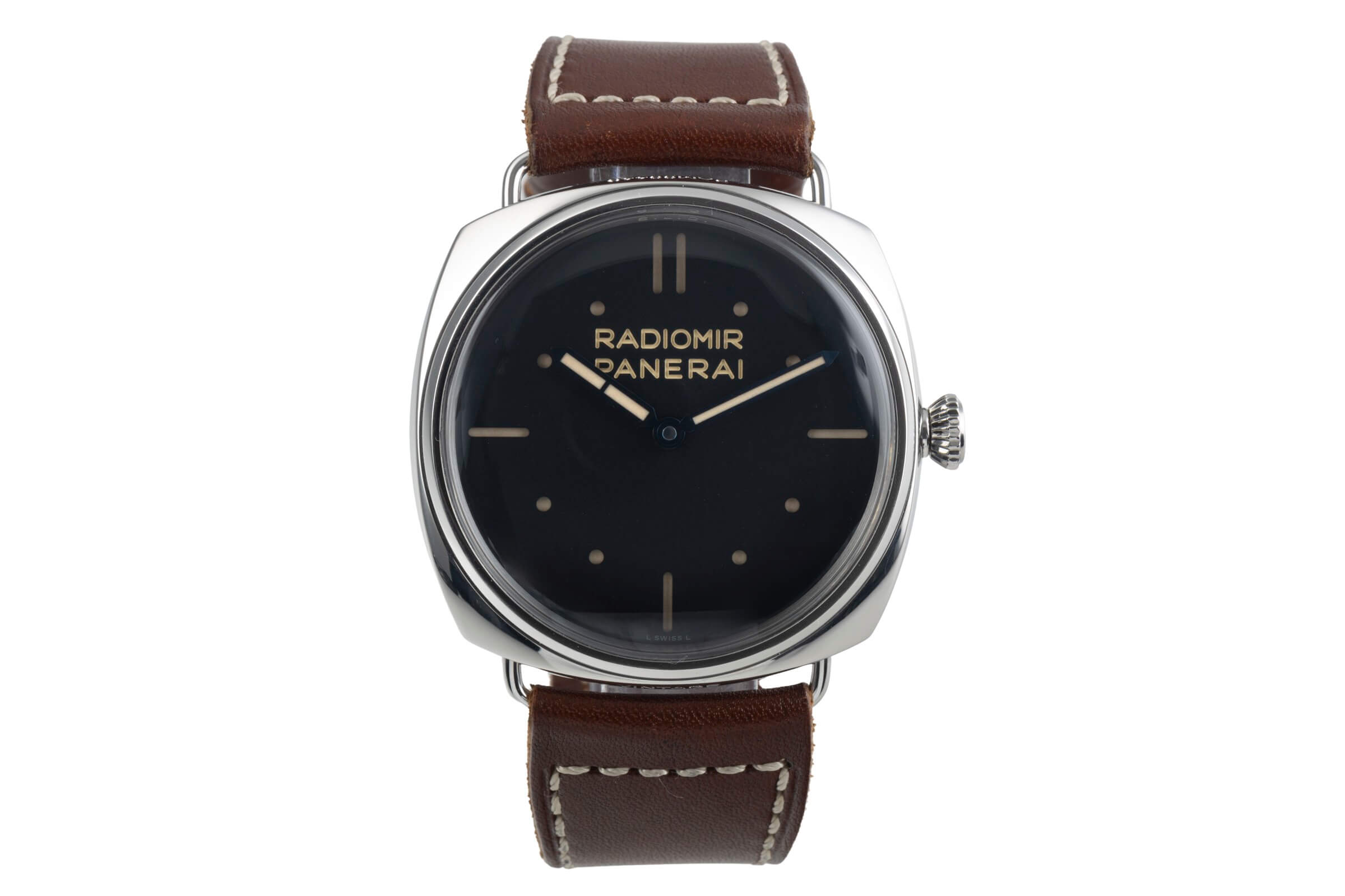 Panerai Radiomir acero cuerda manual reloj para caballeros PAM00449 LP: 7200EUR  [2500987]