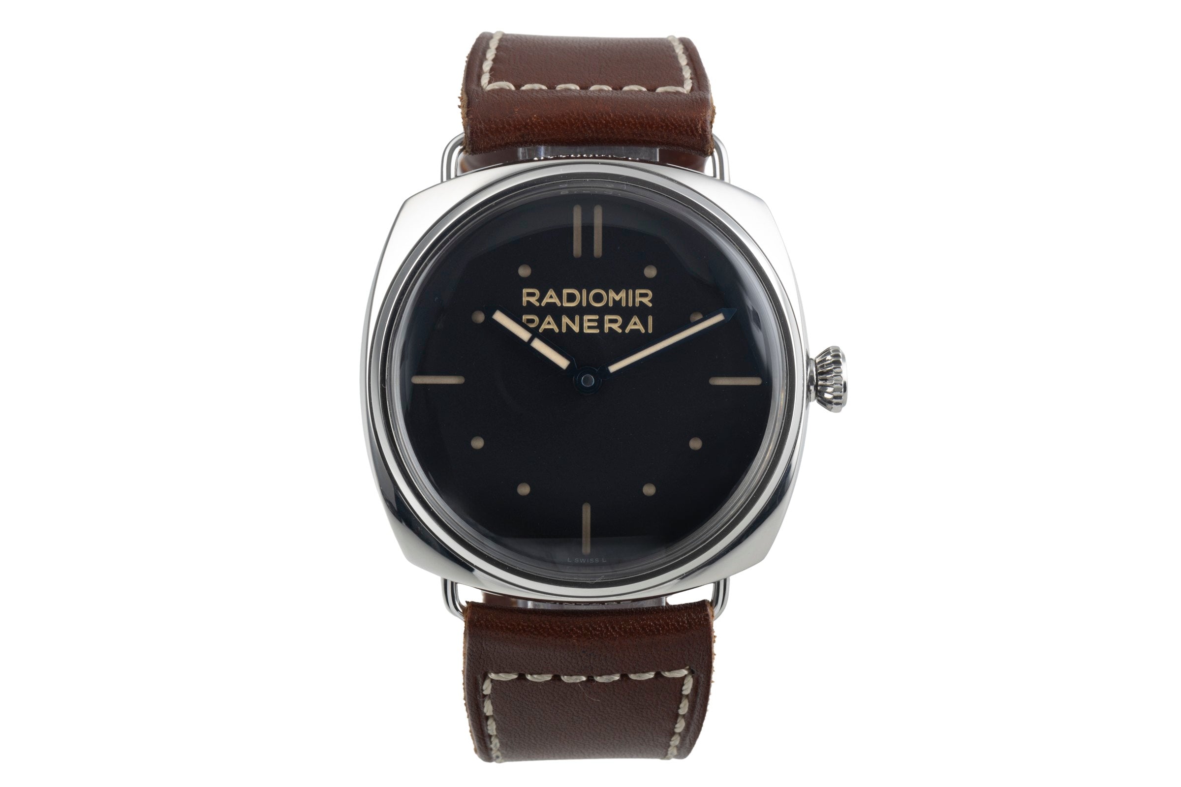 Panerai Radiomir acier à remontage manuel montre pour hommes PAM00449 LP: 7200EUR  [2500987]