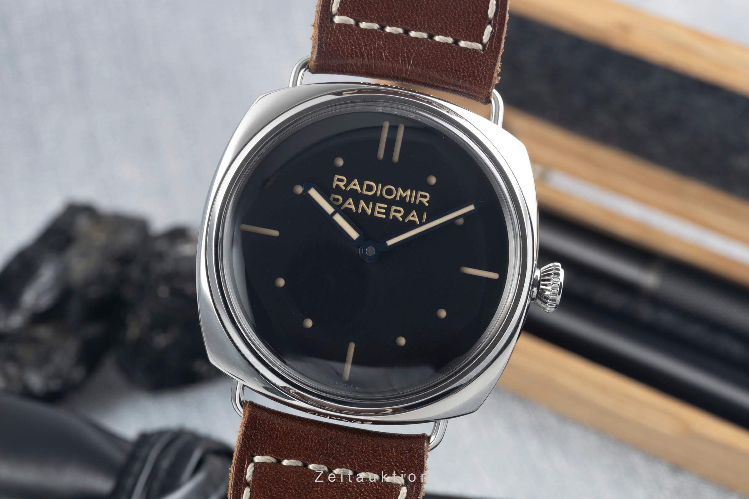 Panerai Radiomir acier à remontage manuel montre pour hommes PAM00449 LP: 7200EUR  [2500987]