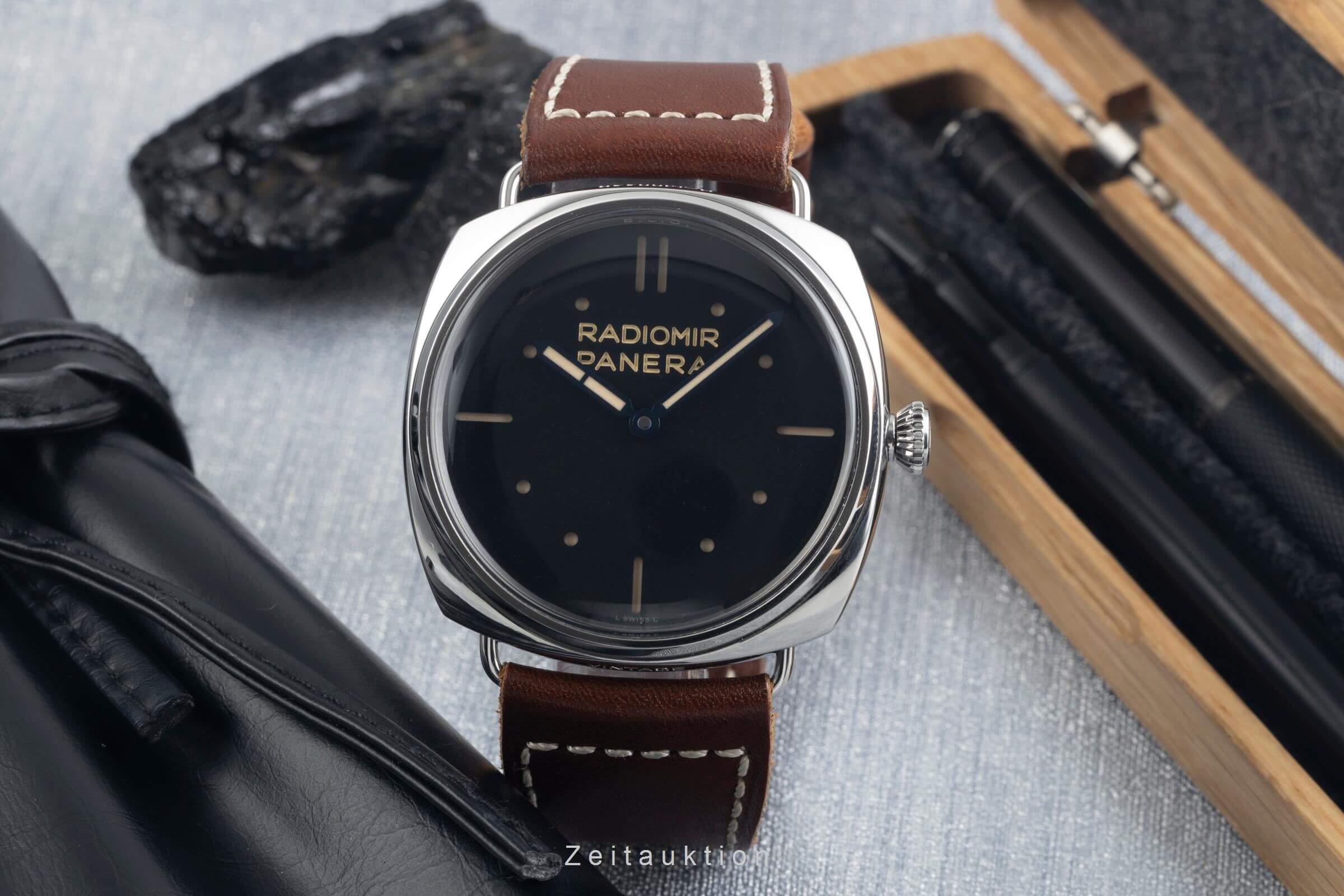 Panerai Radiomir acero cuerda manual reloj para caballeros PAM00449 LP: 7200EUR  [2500987]