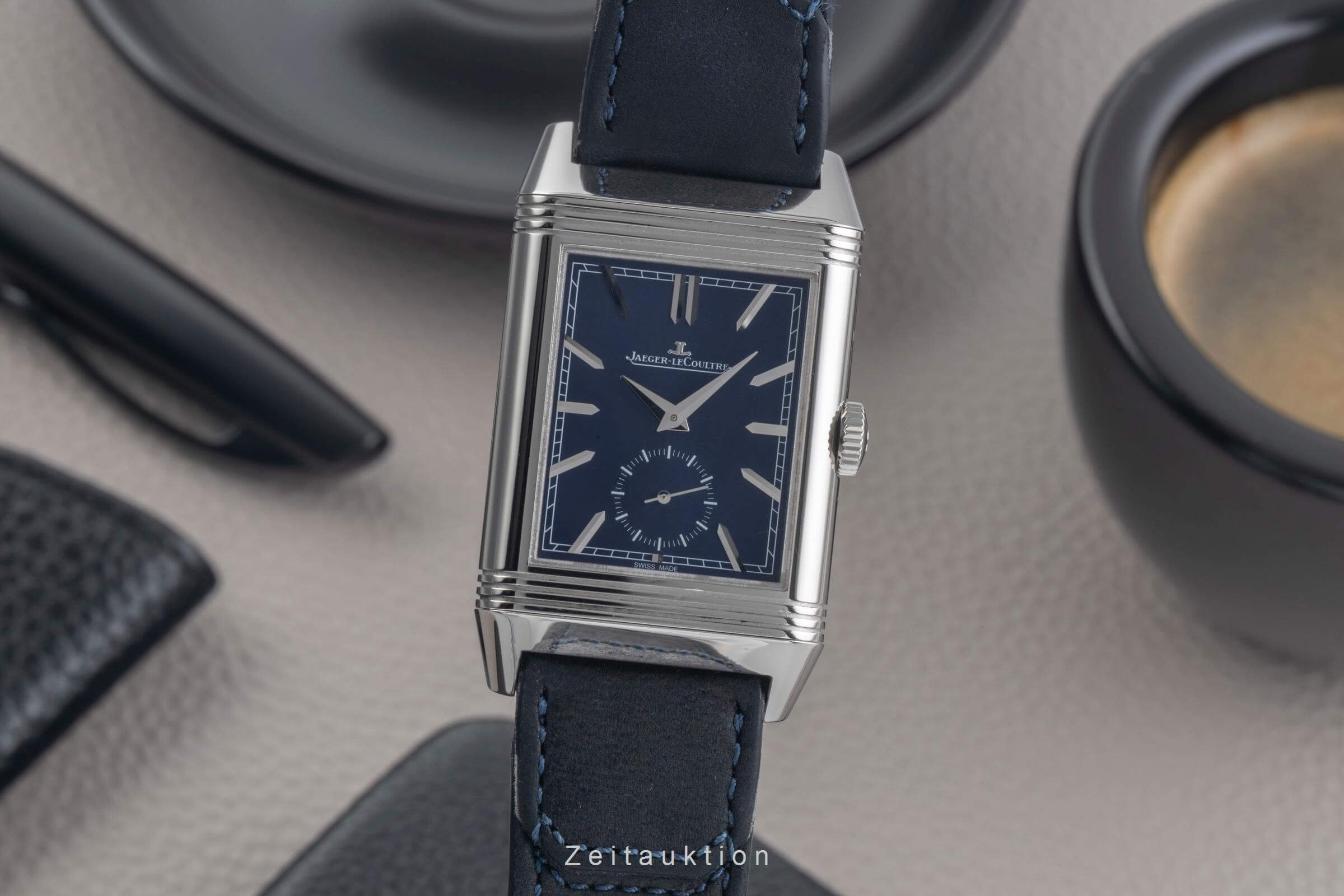 Jaeger LeCoultre Reverso acero cuerda manual reloj para caballeros Q3988482,  215.8.D4 LP: 14300EUR  [2500988]