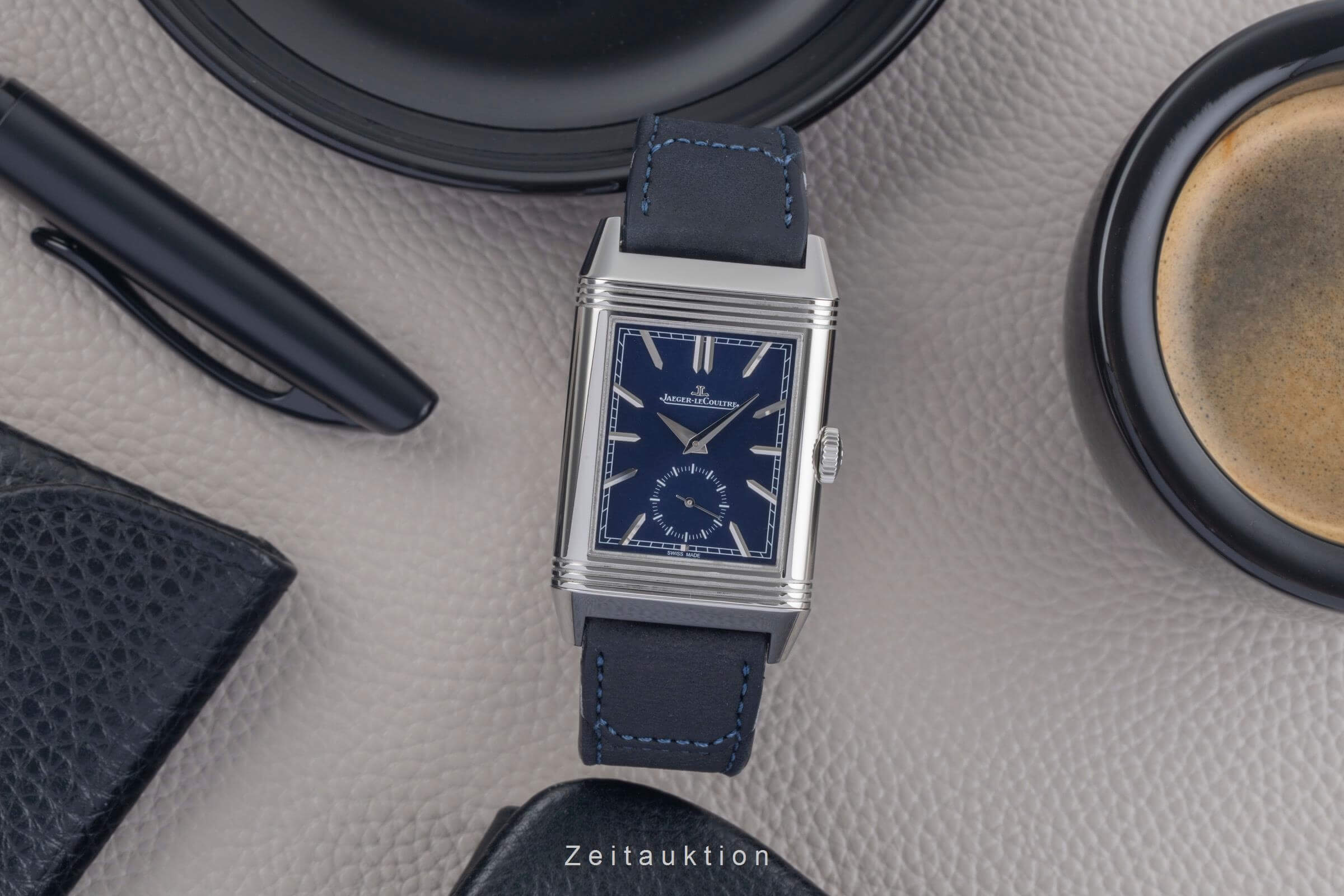 Jaeger LeCoultre Reverso acero cuerda manual reloj para caballeros Q3988482,  215.8.D4 LP: 14300EUR  [2500988]