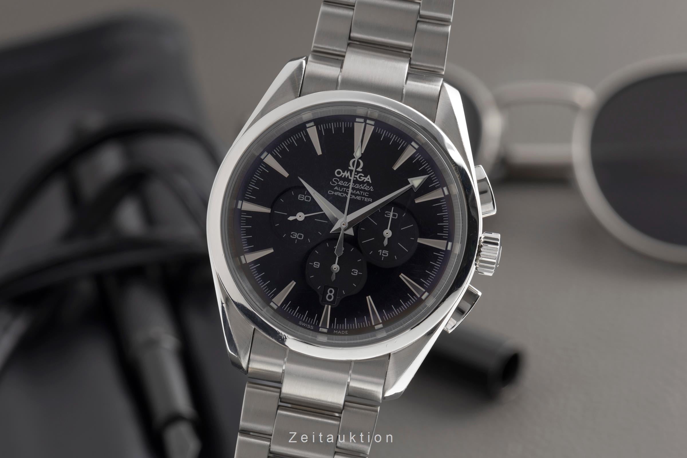 Omega Seamaster chronograph steel automatic Kal. 3301A Ref