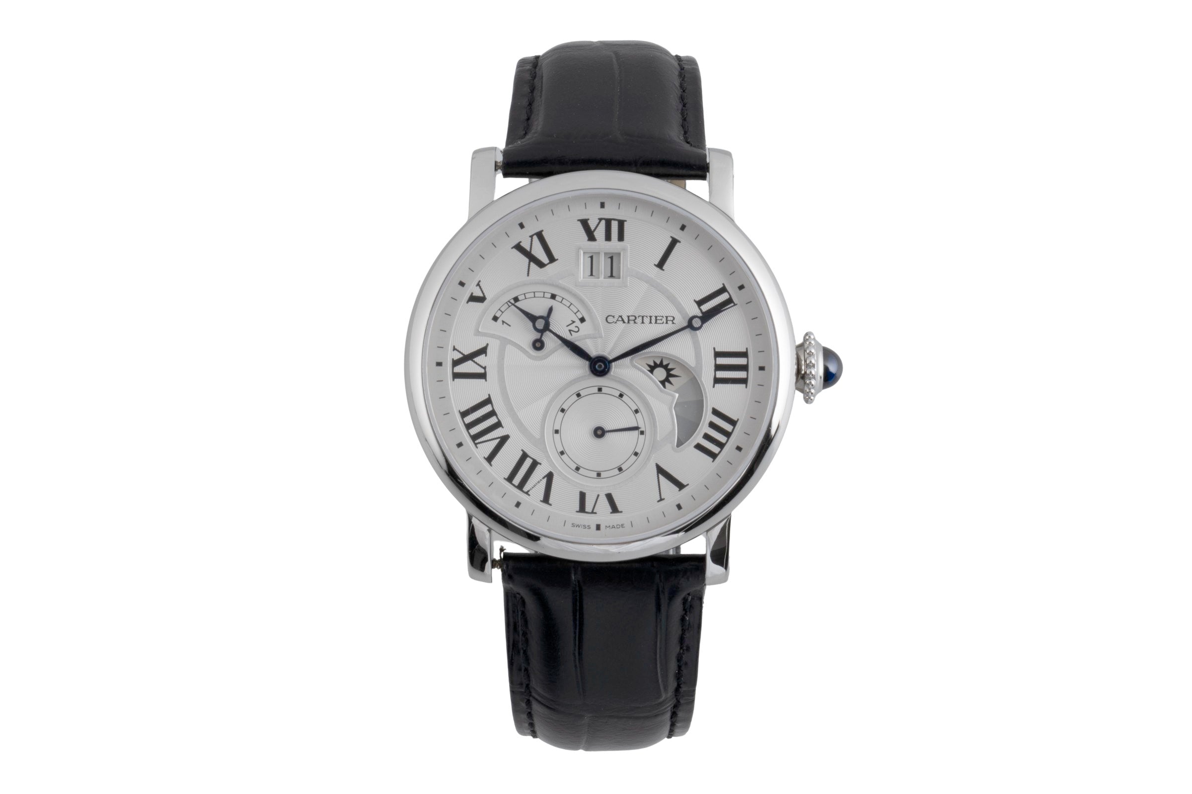 Cartier Rotonde de Cartier acier automatique montre pour hommes W1556368 LP: 114000EUR  [2500990]