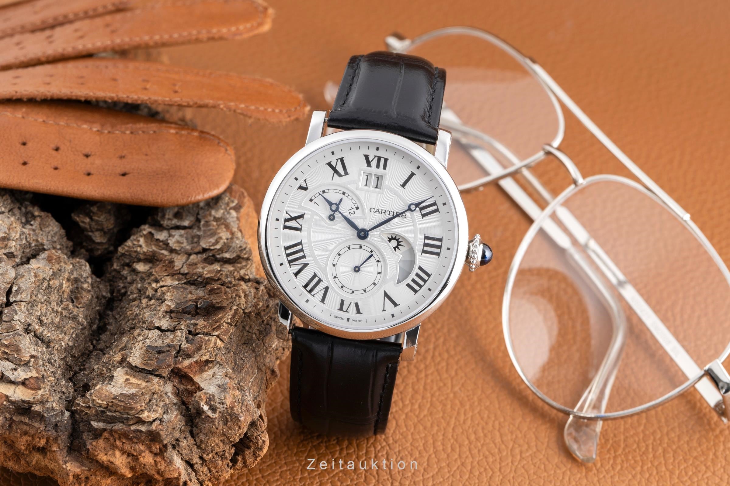 Cartier Rotonde de Cartier acier automatique montre pour hommes W1556368 LP: 114000EUR  [2500990]