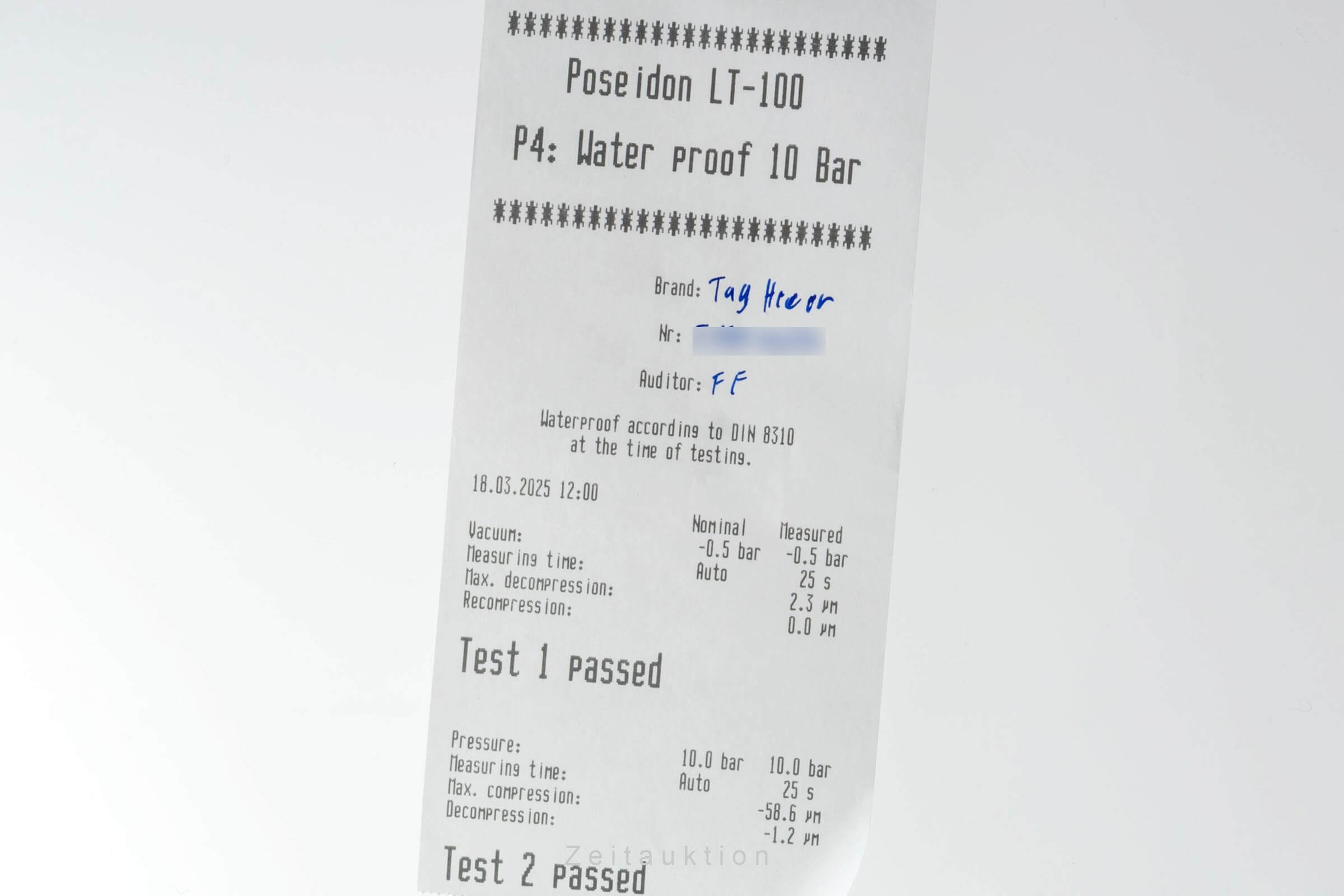 Tag Heuer Carrera Mercedes-Benz 300 SLR Limitiert Chronograph Ref. CAR2112-1 [2500991]