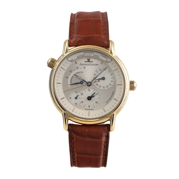 Jaeger LeCoultre Master Geographic 18 ct gold automatic men's watch QA169102  169.1.92  [2500995]