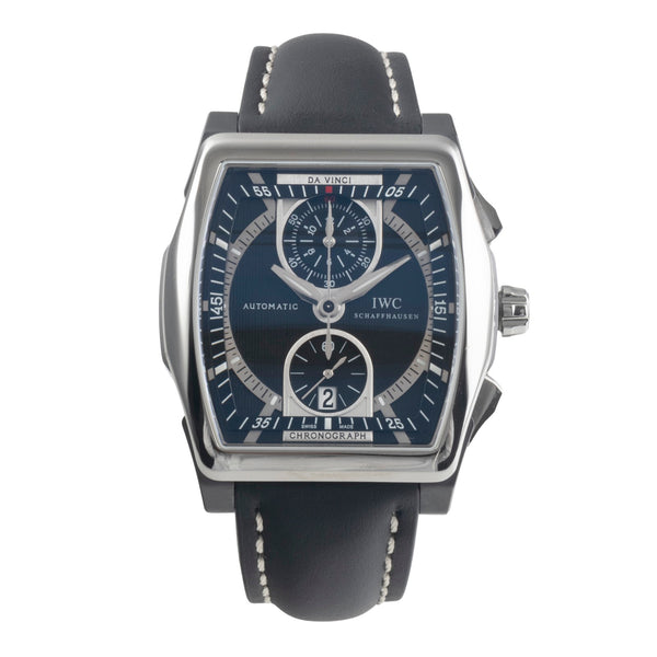 IWC Da Vinci chronographe céramique / titane automatique montre pour hommes IW376601 LP: 13800EUR  [2500996]
