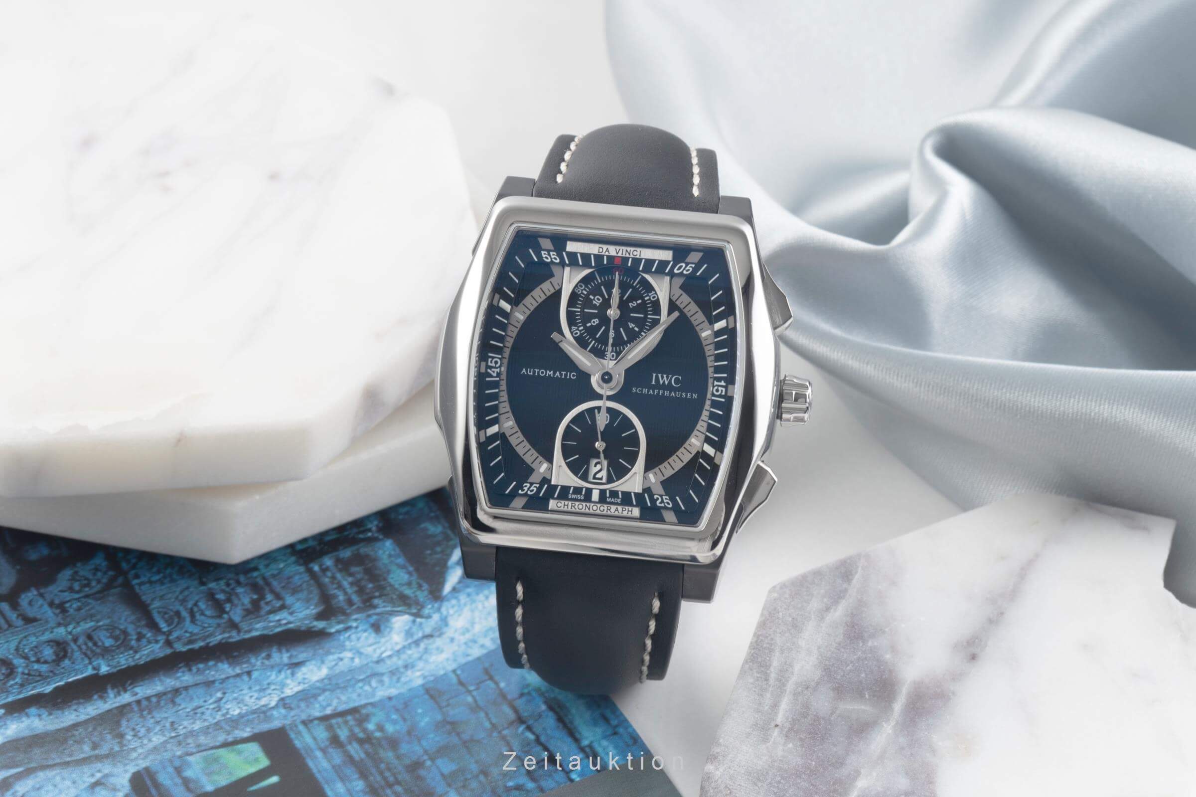 IWC Da Vinci chronographe céramique / titane automatique montre pour hommes IW376601 LP: 13800EUR  [2500996]