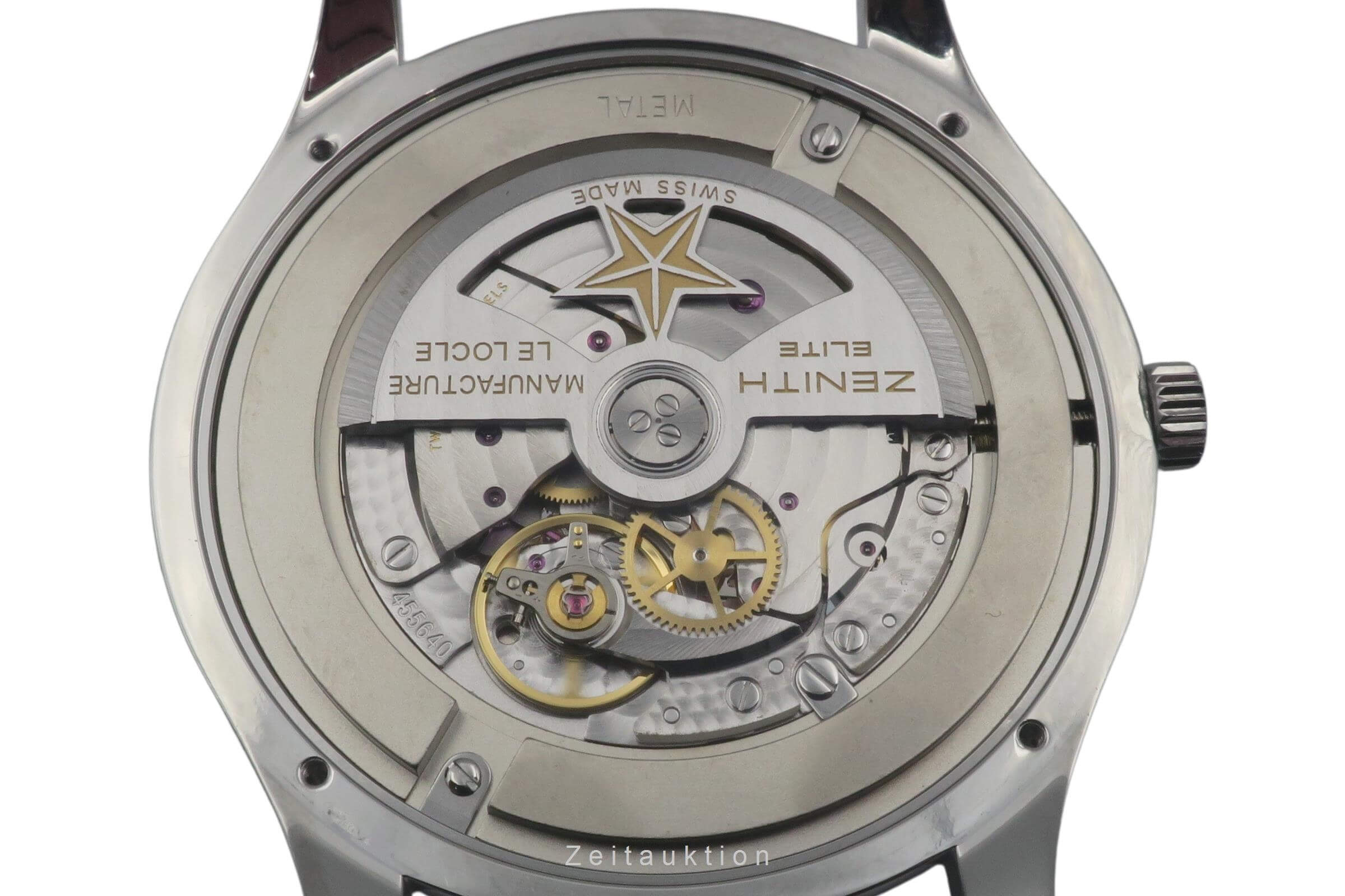 Zenith Elite steel automatic men's watch 03.2010.681/01.C493 LP: 6400EUR  [2501000]