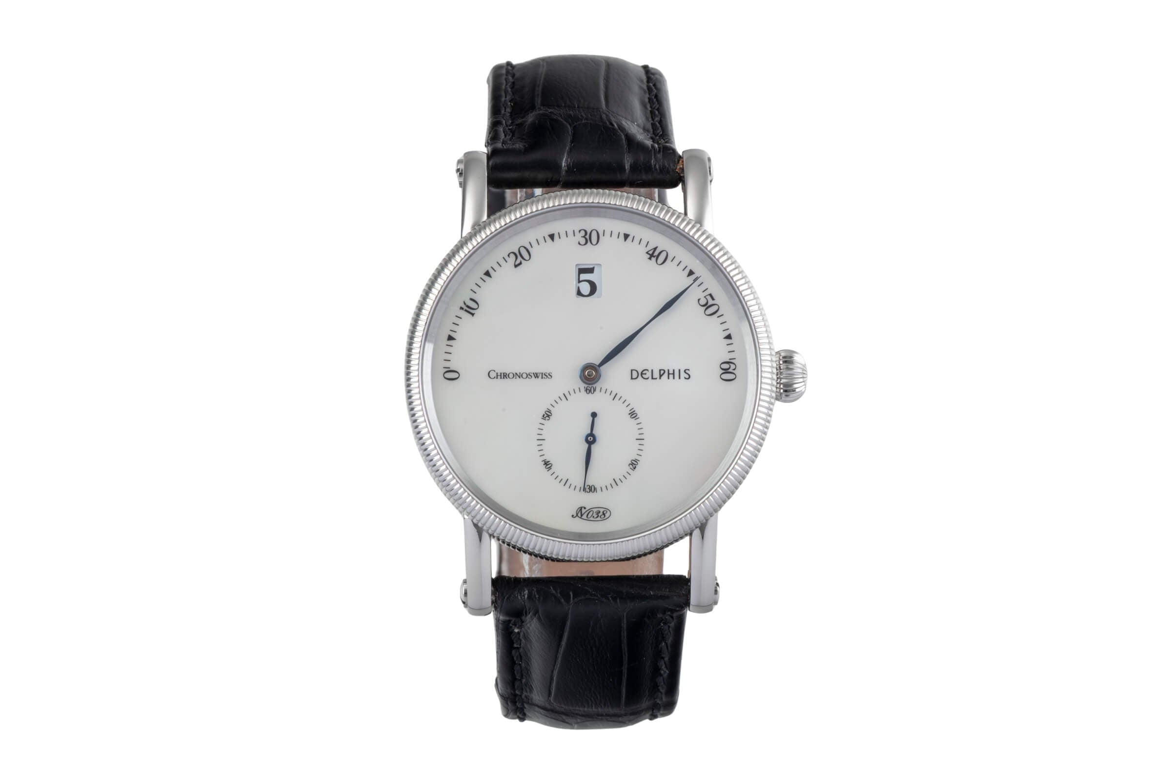 Chronoswiss Delphis MOP Automatik Stahl Glasboden Ref. CH1423 Papiere 2011 [2501008]