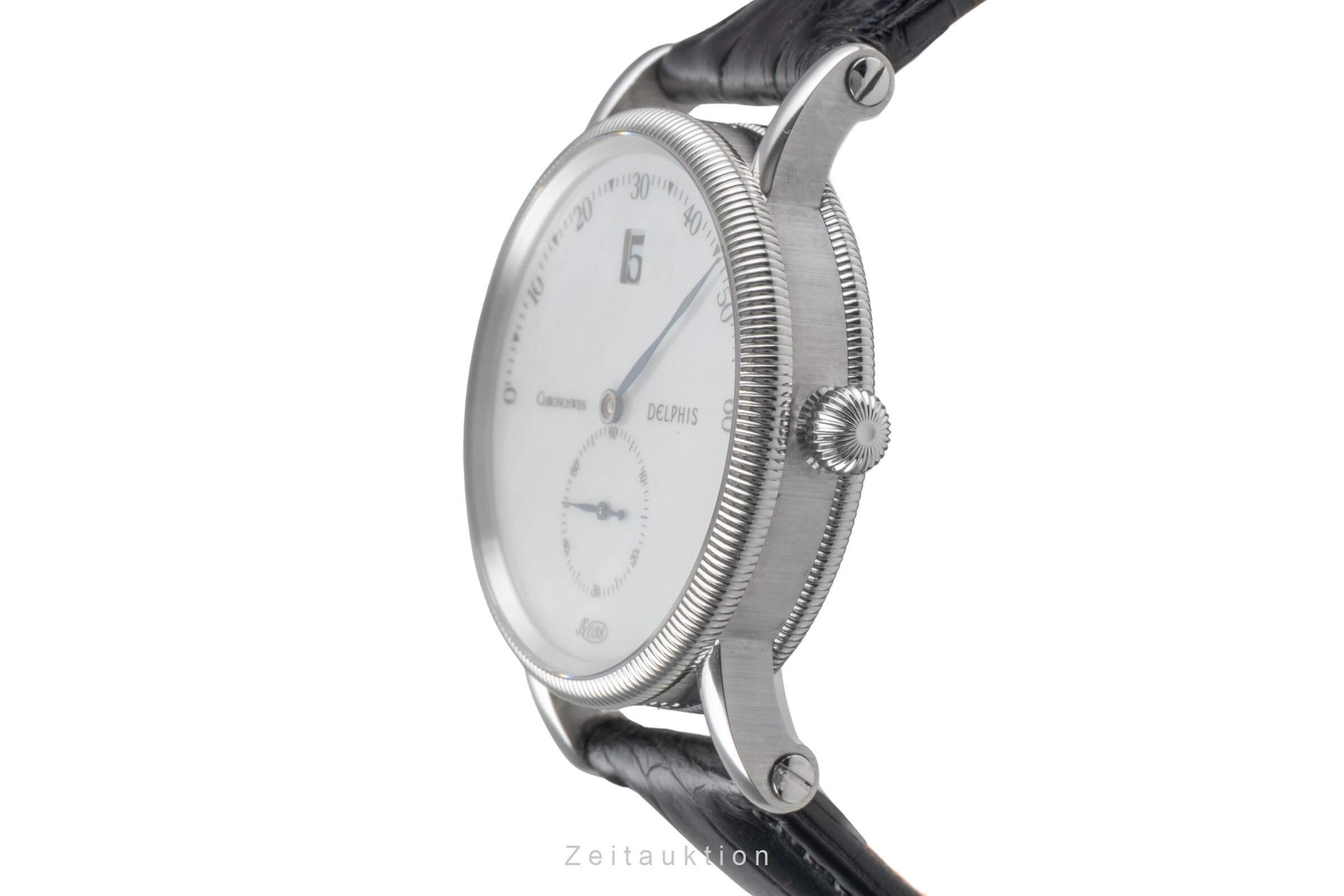 Chronoswiss Delphis MOP Automatik Stahl Glasboden Ref. CH1423 Papiere 2011 [2501008]