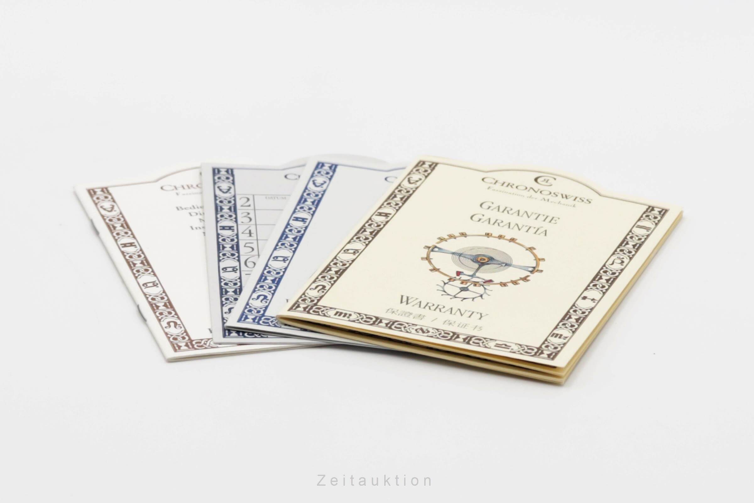 Chronoswiss Delphis MOP Automatik Stahl Glasboden Ref. CH1423 Papiere 2011 [2501008]