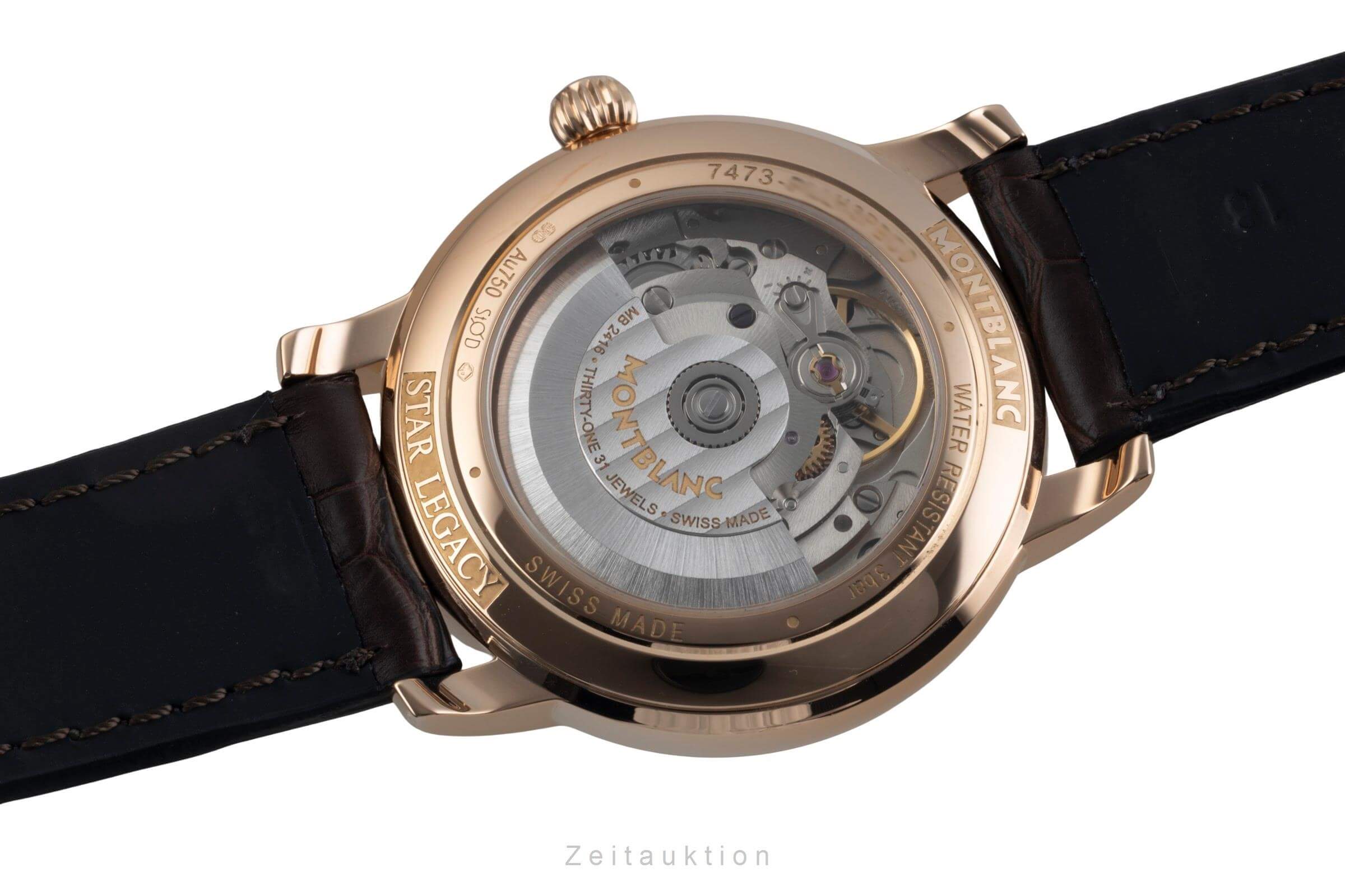 Montblanc Star Legacy 18k (0,750) Gold Automatik Herrenuhr Ref. 7473 NP: 7800€ [2501010]