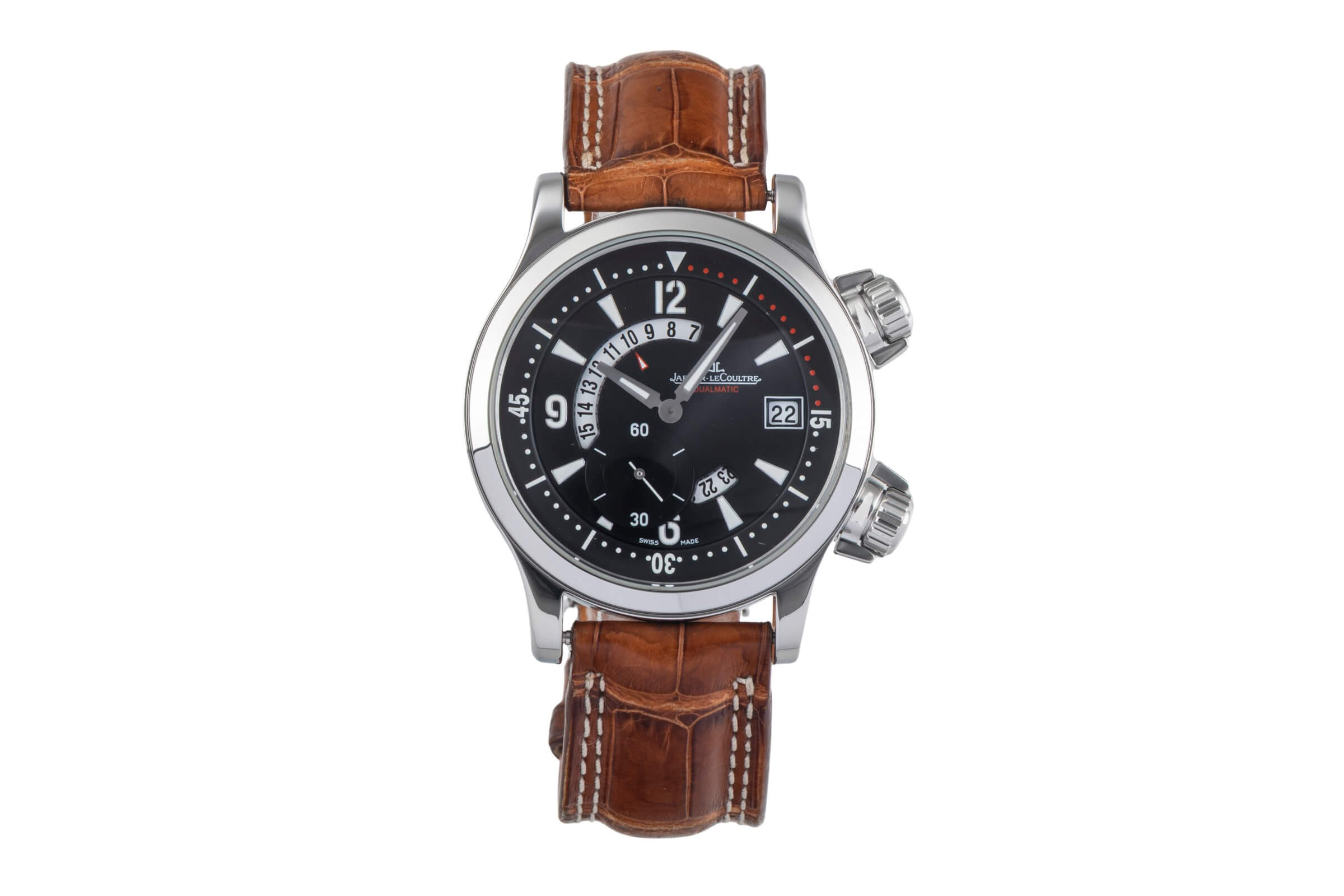 Jaeger LeCoultre Master Compressor acero automático reloj para caballeros Q1738470 ,146.8.02  [2501016]