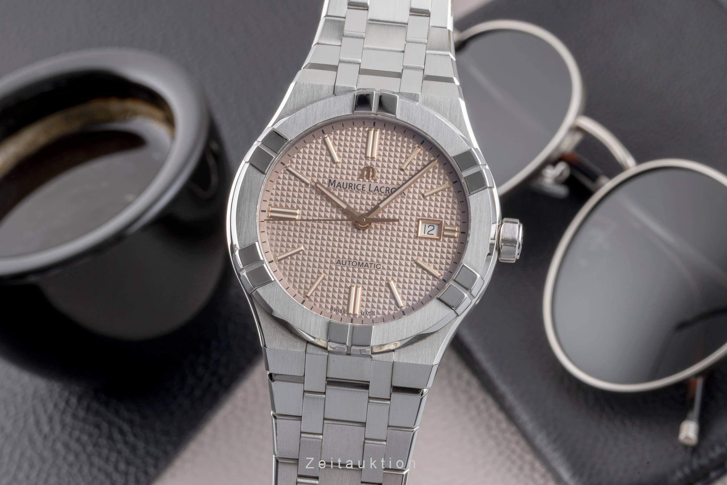 Maurice Lacroix Aikon Stahl Automatik Herrenuhr Ref. AI6008-SS002-730-1  [2501023]