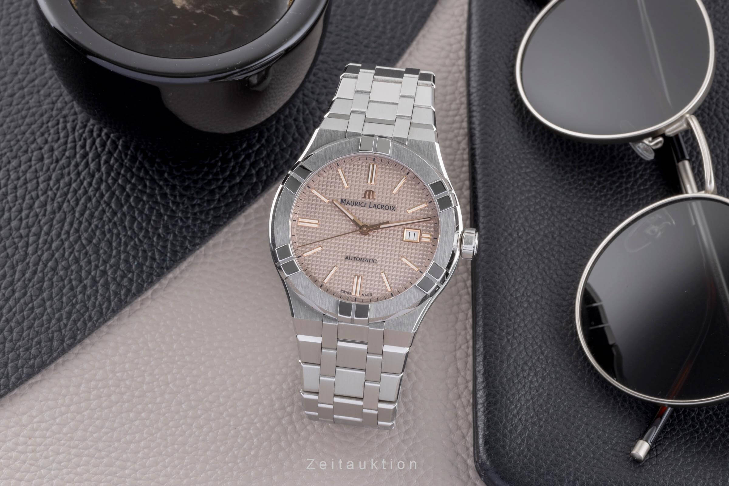 Maurice Lacroix Aikon Stahl Automatik Herrenuhr Ref. AI6008-SS002-730-1  [2501023]