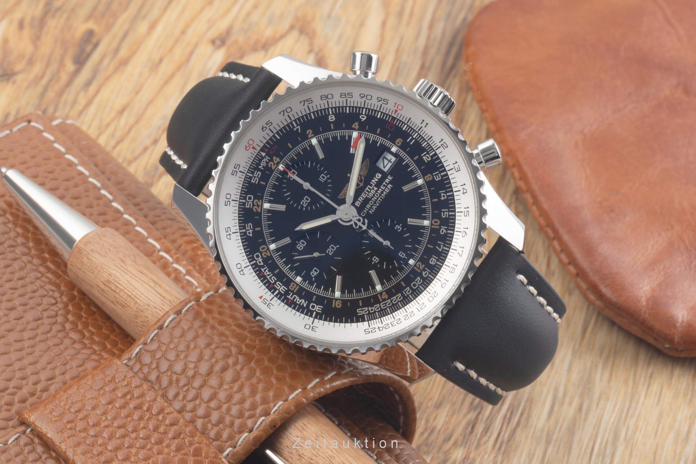 Breitling Navitimer World GMT Chronograph Automatik Ref. A24322, A242B26WBD  [2501026]