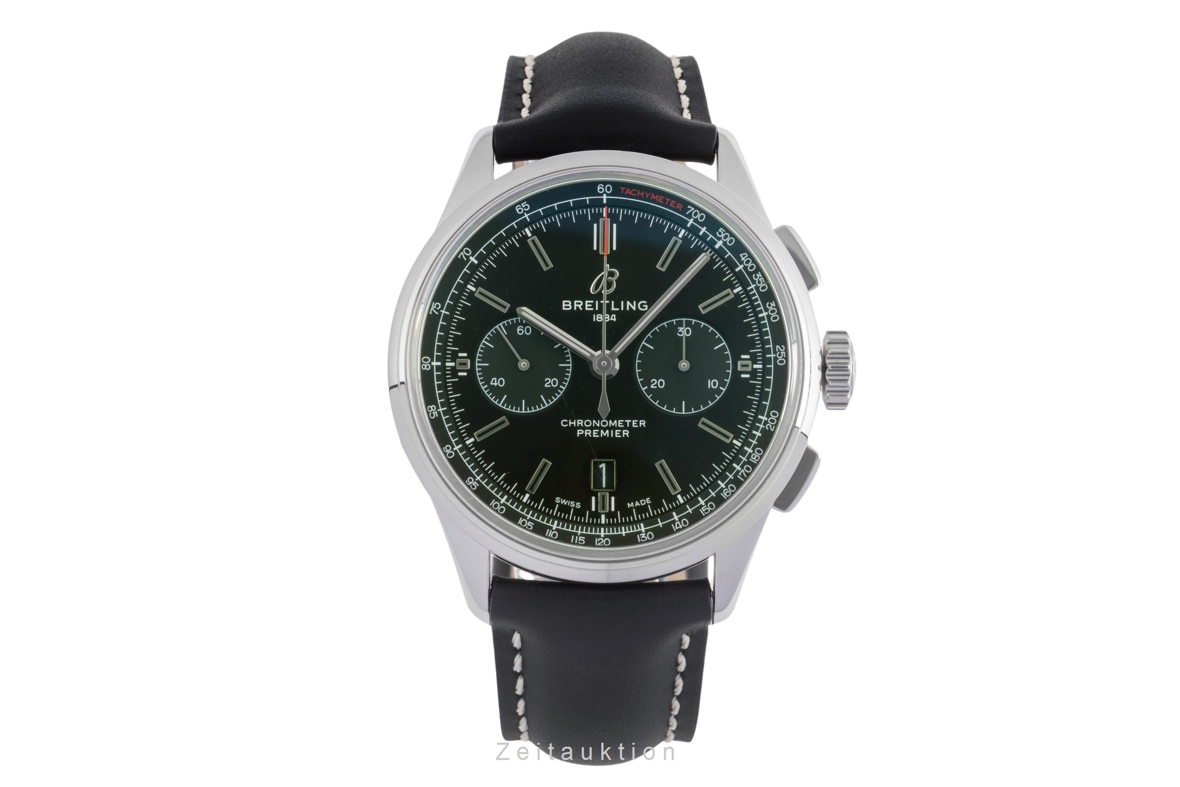 Breitling Premier B01 Green Chronograph 42 Bentley Automatik Ref. AB0118A11L1X1  [2501027]