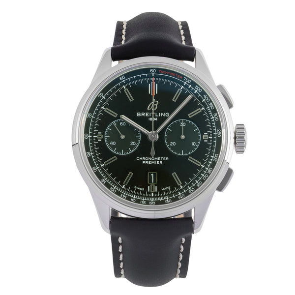 Breitling Premier B01 Green Chronograph 42 Bentley Automatik Ref. AB0118A11L1X1  [2501027]