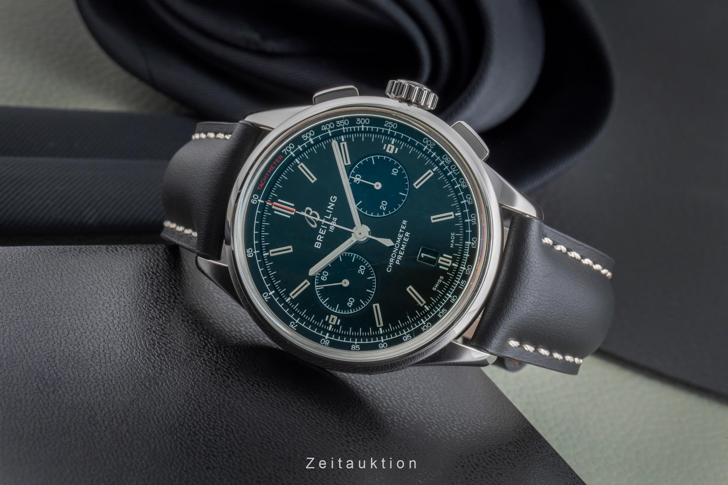 Breitling Premier B01 Green Chronograph 42 Bentley Automatik Ref. AB0118A11L1X1  [2501027]