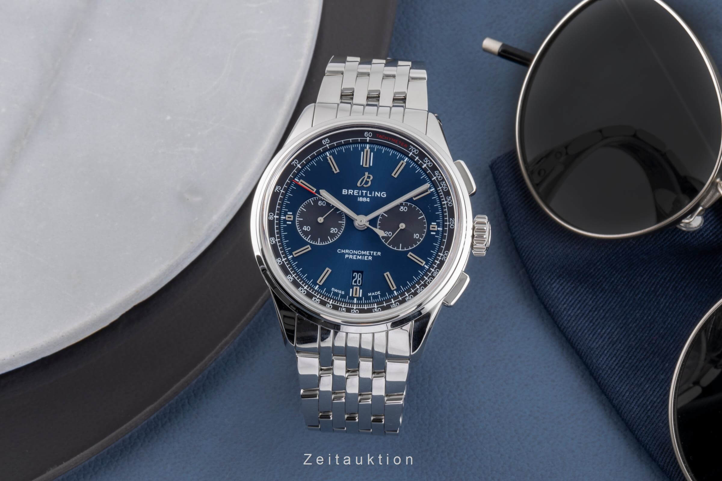 Breitling Premier Chronograph 42 Automatik Ref. AB0118A61C1X1 B&P NP: 9700,- € [2501028]