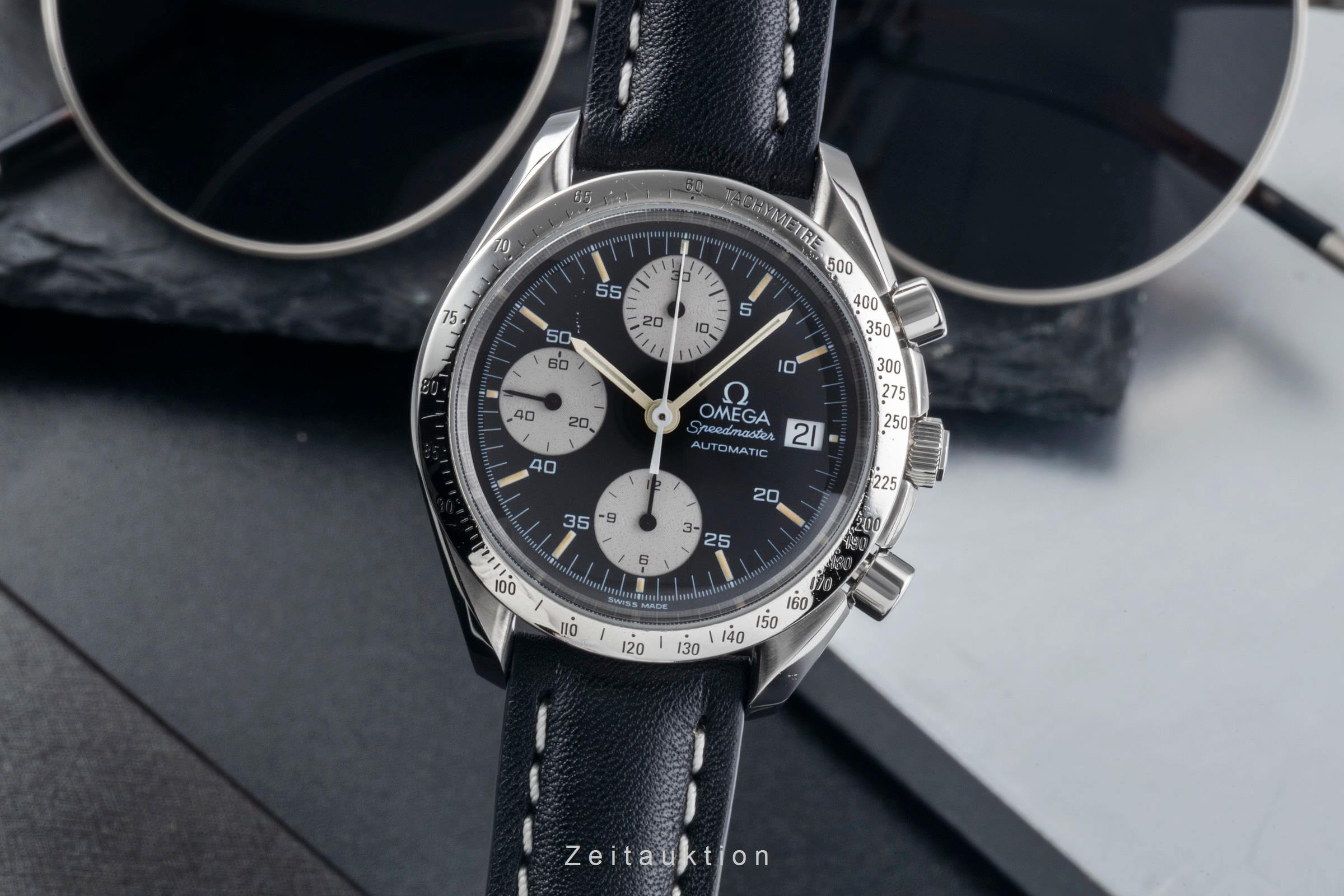 Omega Speedmaster chronographe acier automatique montre pour hommes 3511.50.00 LP: 5700EUR  [2501033]