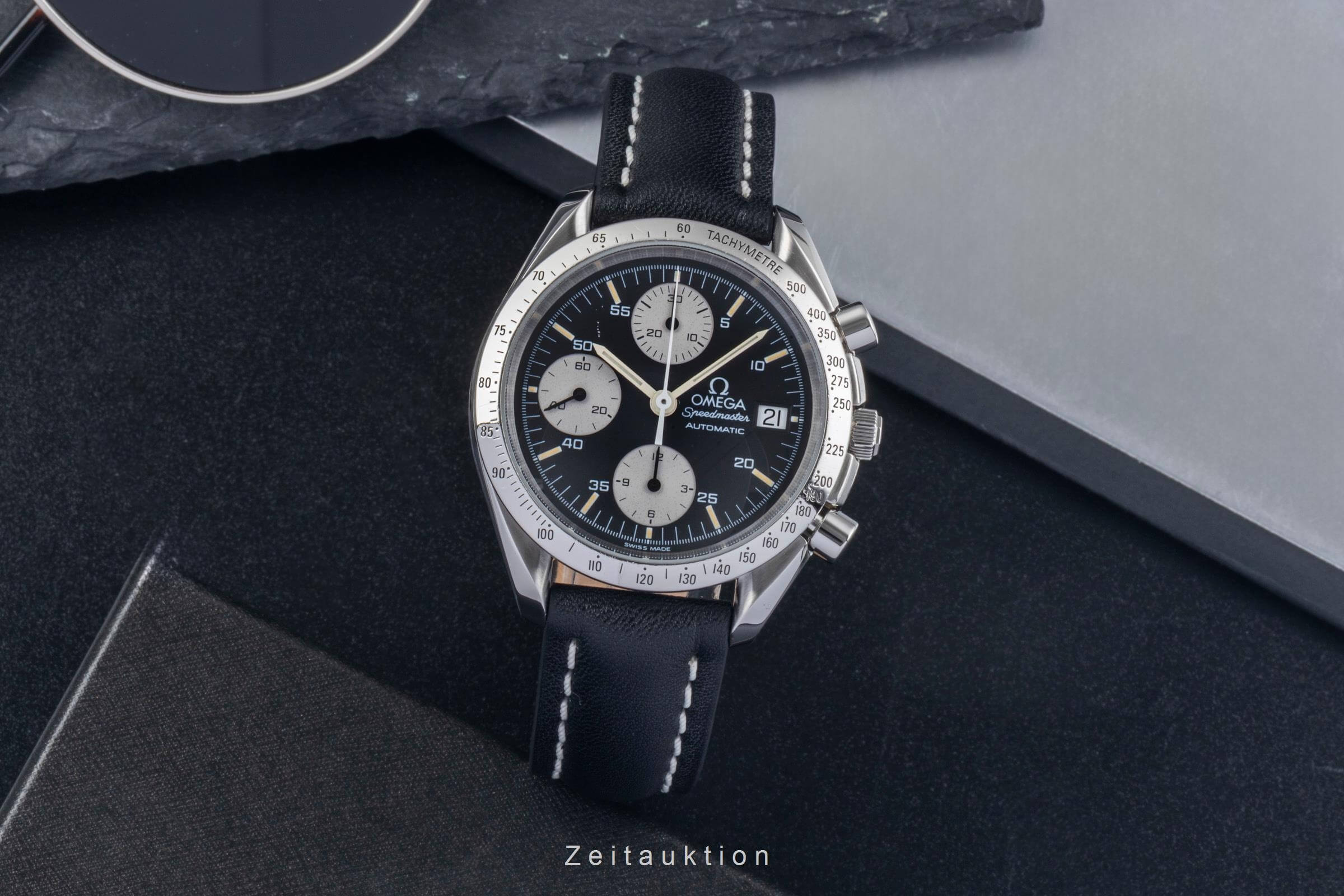 Omega Speedmaster chronographe acier automatique montre pour hommes 3511.50.00 LP: 5700EUR  [2501033]