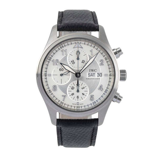 IWC Pilot cronografo acciaio automatismo orologio da uomo IW371705 LP: 7800EUR  [2501041]