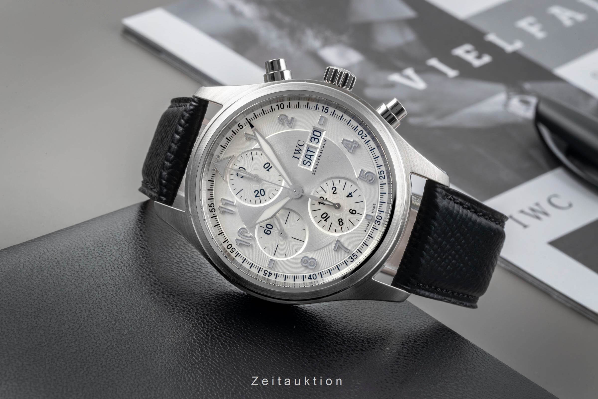 IWC Pilot cronografo acciaio automatismo orologio da uomo IW371705 LP: 7800EUR  [2501041]