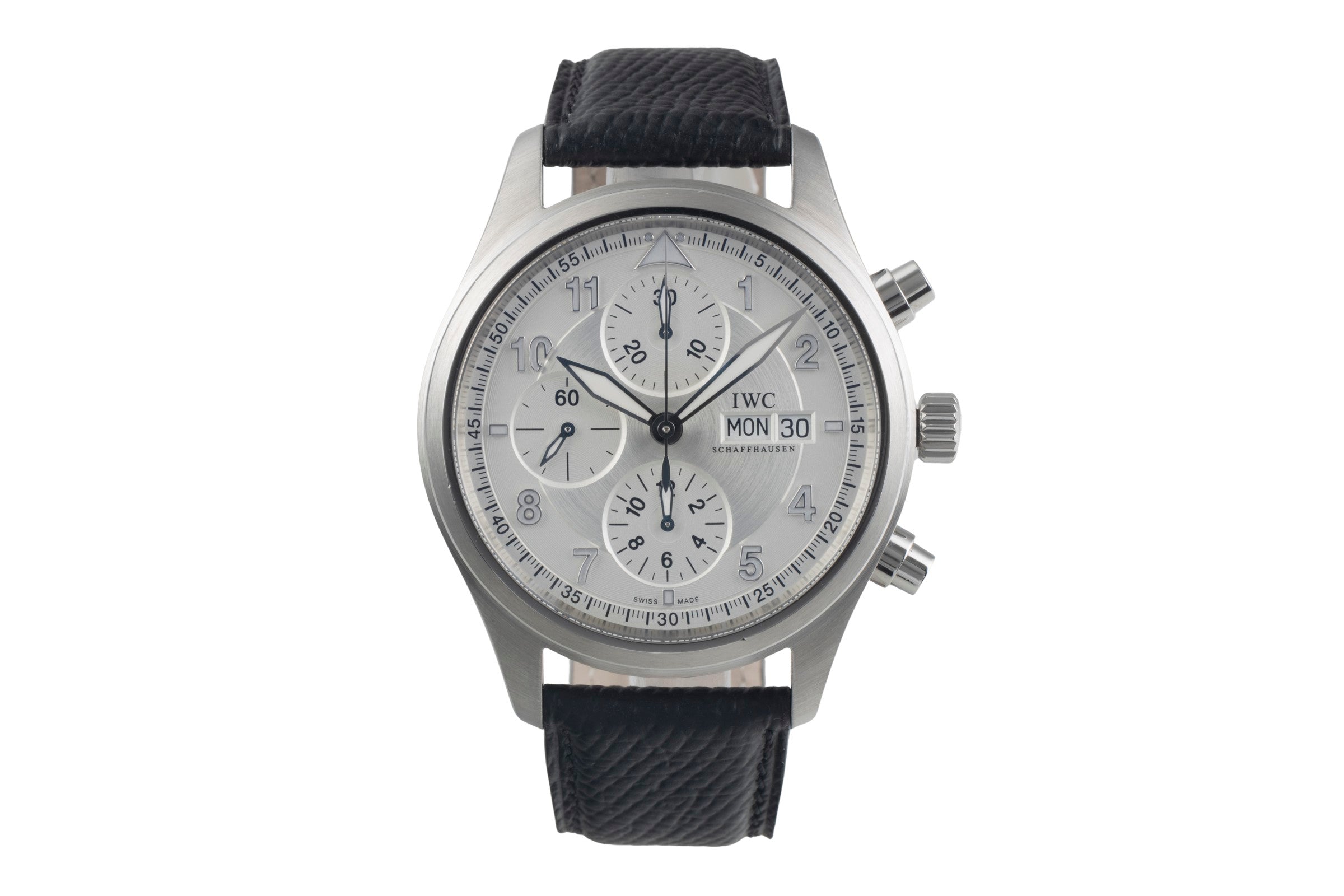 IWC Pilot cronografo acciaio automatismo orologio da uomo IW371705 LP: 7800EUR  [2501042]