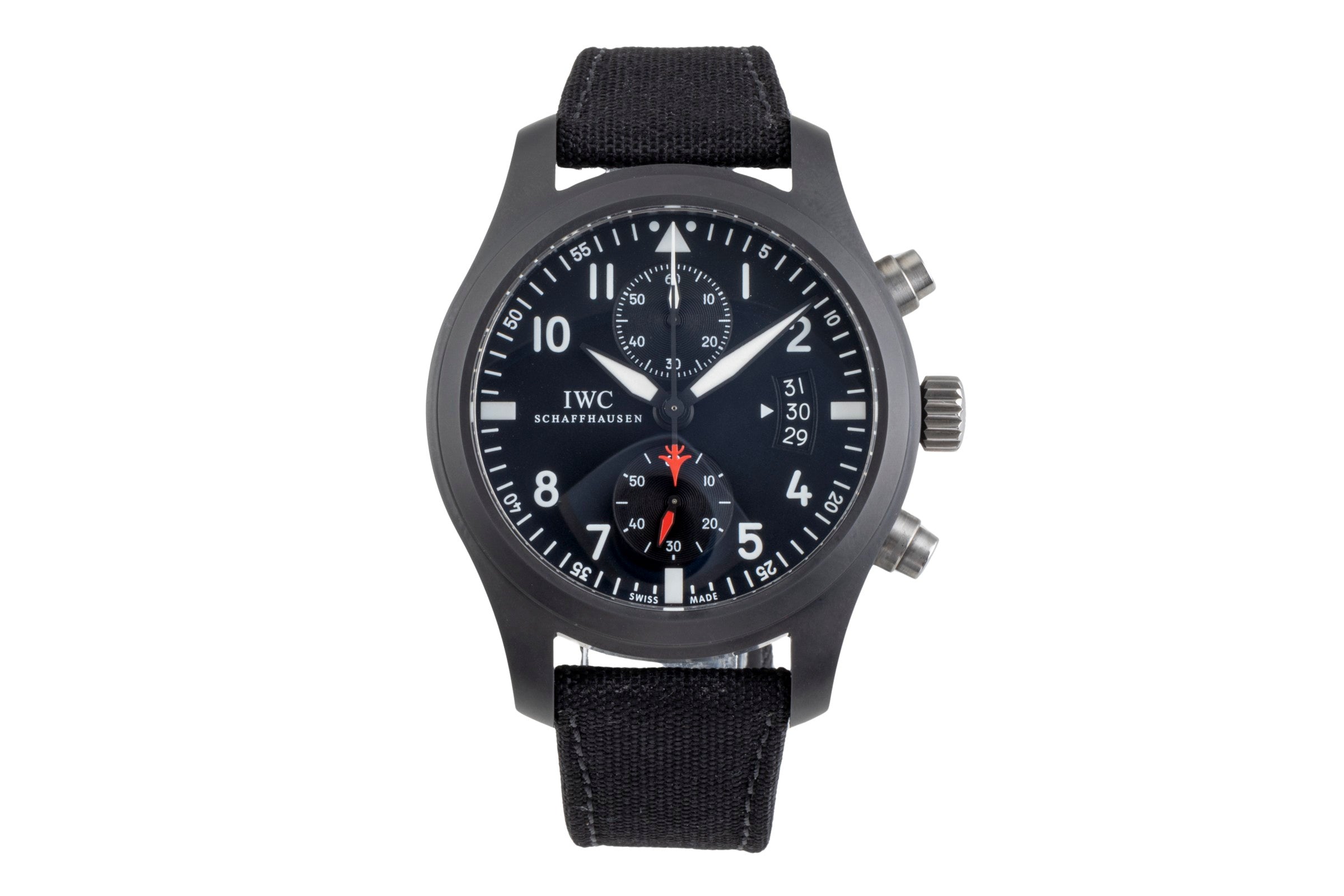 IWC Pilot cronografo ceramica / titanio automatismo orologio da uomo IW388001 LP: 9900EUR  [2501056]
