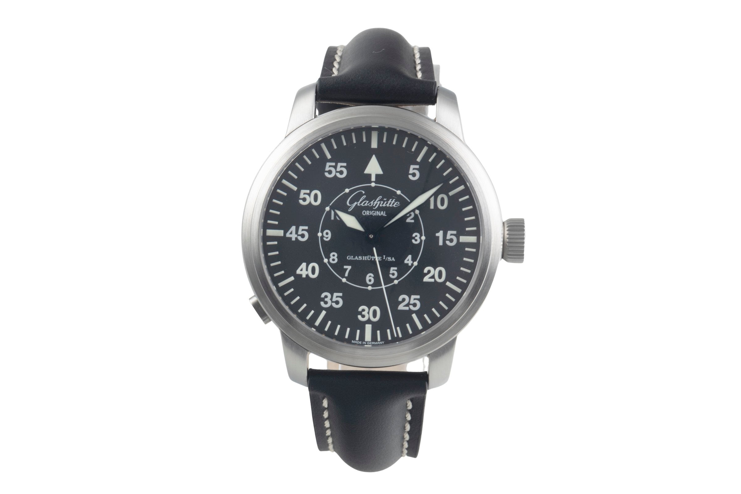 Glashütte Senator Navigator Edelstahl Automatik Ref 100-09-07-04-04 Papiere 2006 [2501058]