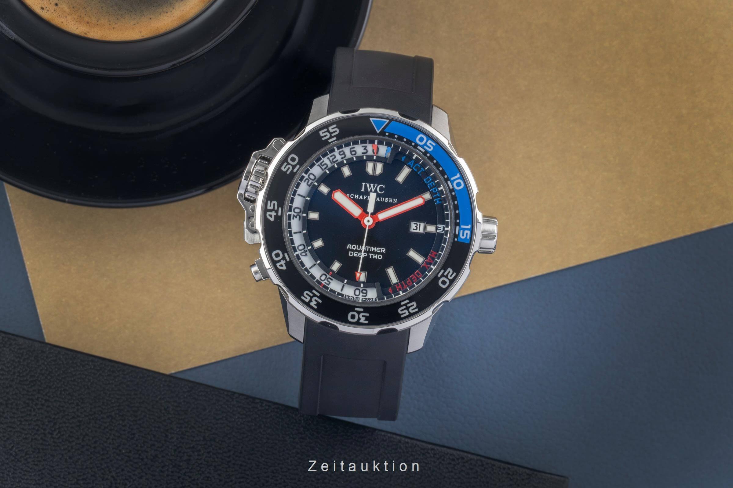 IWC Aquatimer acciaio automatismo orologio da uomo IW354702  [2501059]