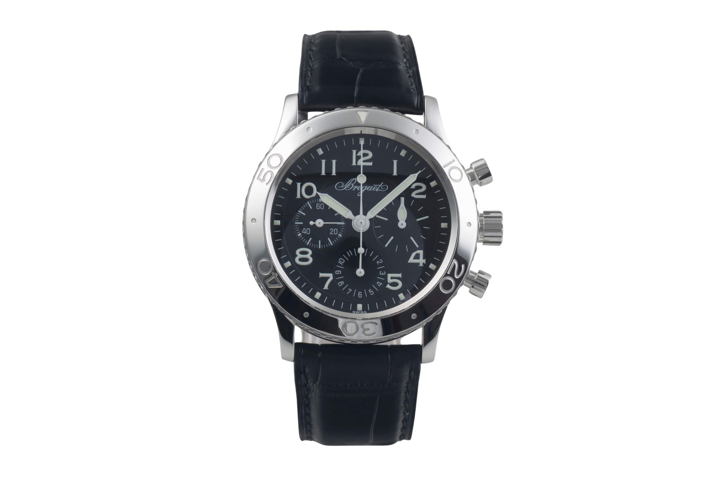 Breguet Type XX chronographe acier automatique montre pour hommes 3800 LP: 20500EUR  [2501060]