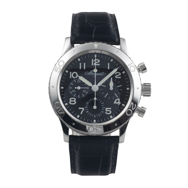 Breguet Type XX chronographe acier automatique montre pour hommes 3800 LP: 20500EUR  [2501060]
