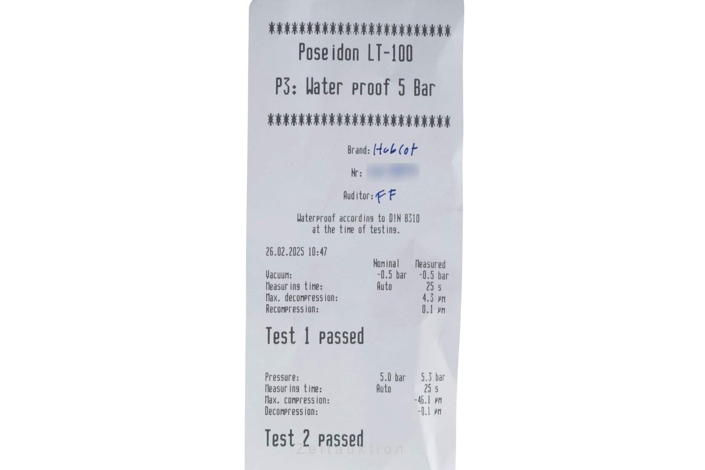 Hublot Classic Fusion chronographe titane  automatique montre pour hommes 521.NX.2610.LR LP: 11700EUR  [2501062]