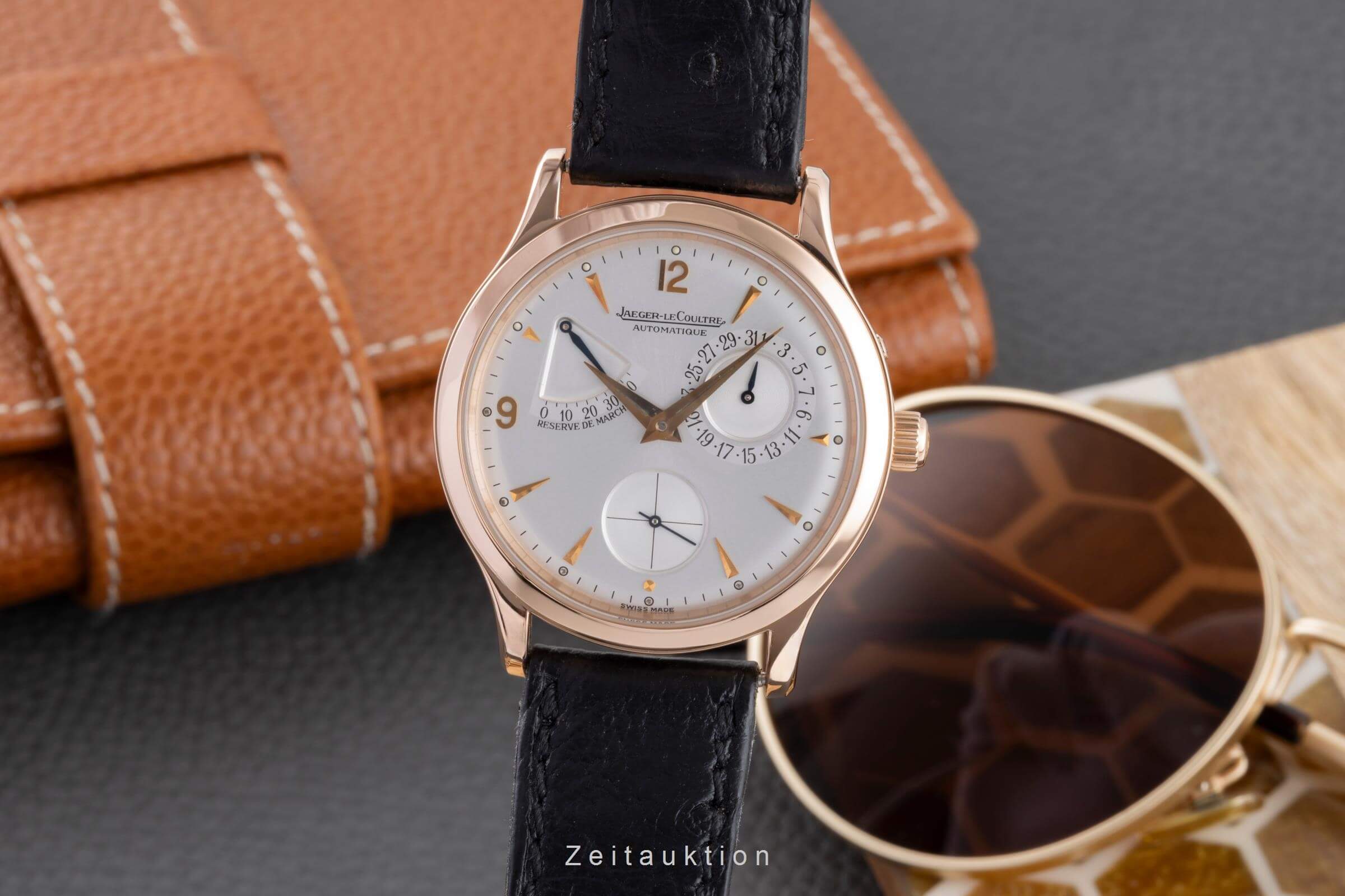 Jaeger LeCoultre Master Control oro rosso 18 ct automatismo orologio da uomo Q1482420, 140.2.93  [2501065]