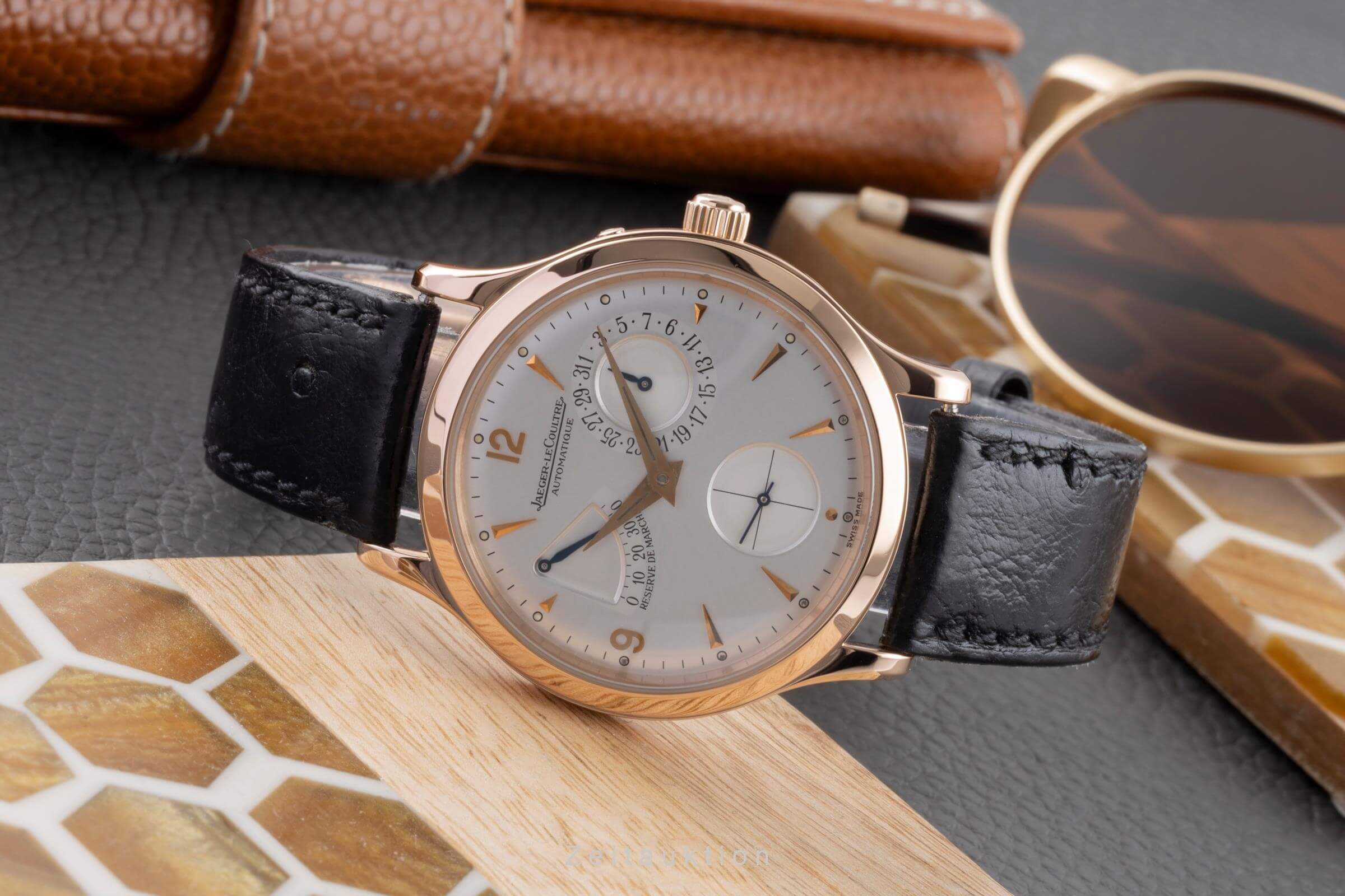 Jaeger LeCoultre Master Control oro rosso 18 ct automatismo orologio da uomo Q1482420, 140.2.93  [2501065]