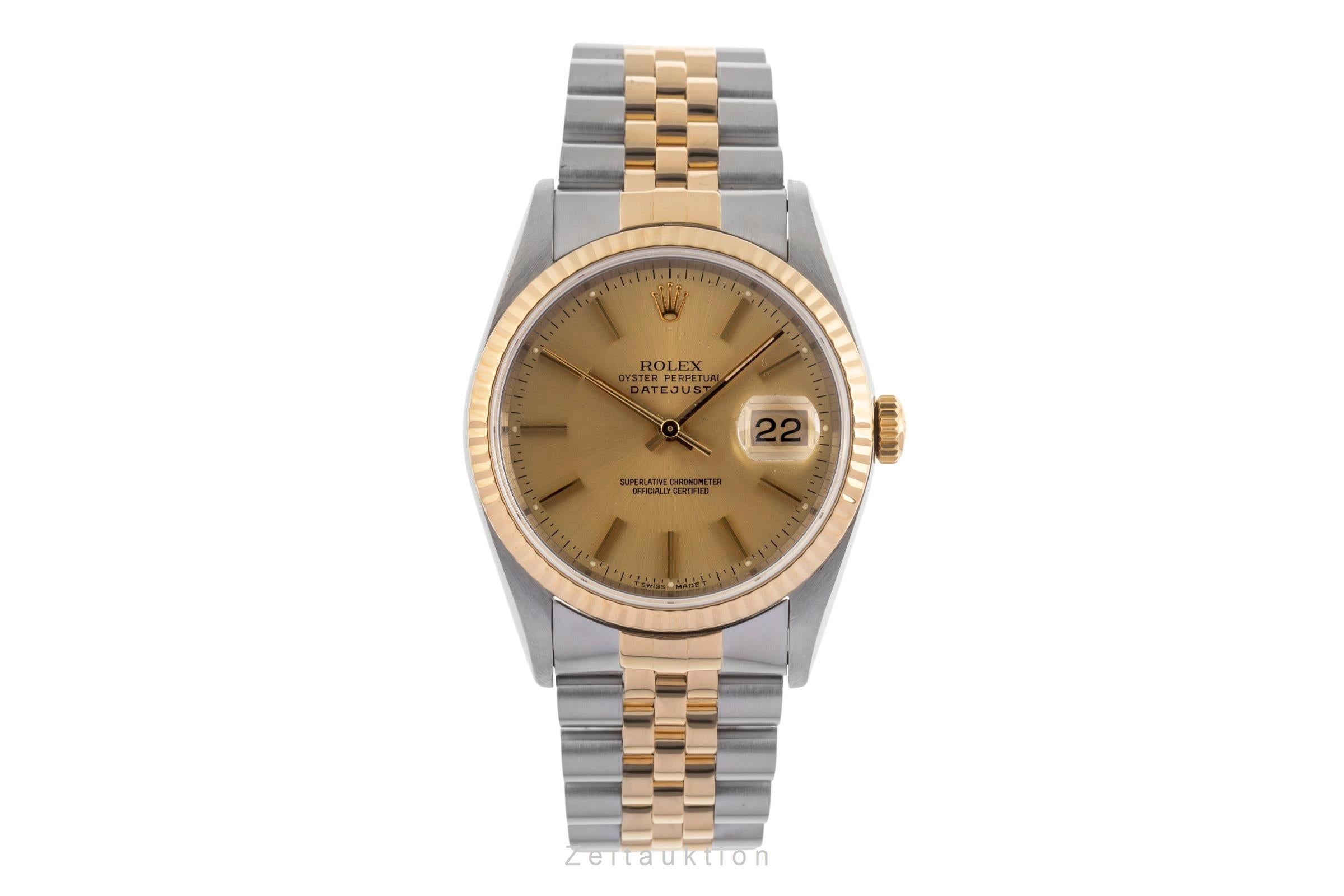 Rolex Datejust acero / oro automático reloj para caballeros 16233  [2501069]