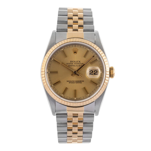 Rolex Datejust acero / oro automático reloj para caballeros 16233  [2501069]