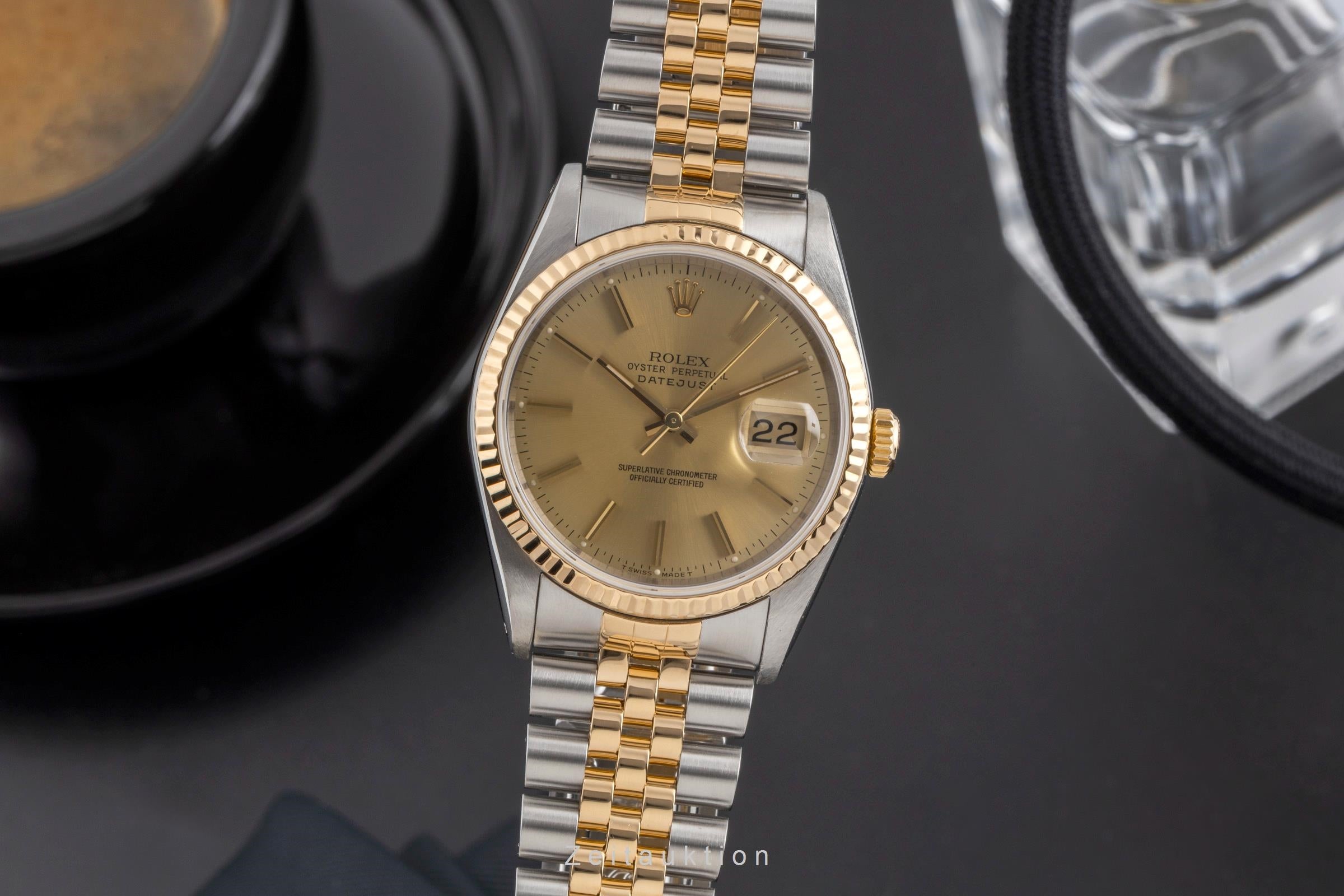 Rolex Datejust acero / oro automático reloj para caballeros 16233  [2501069]