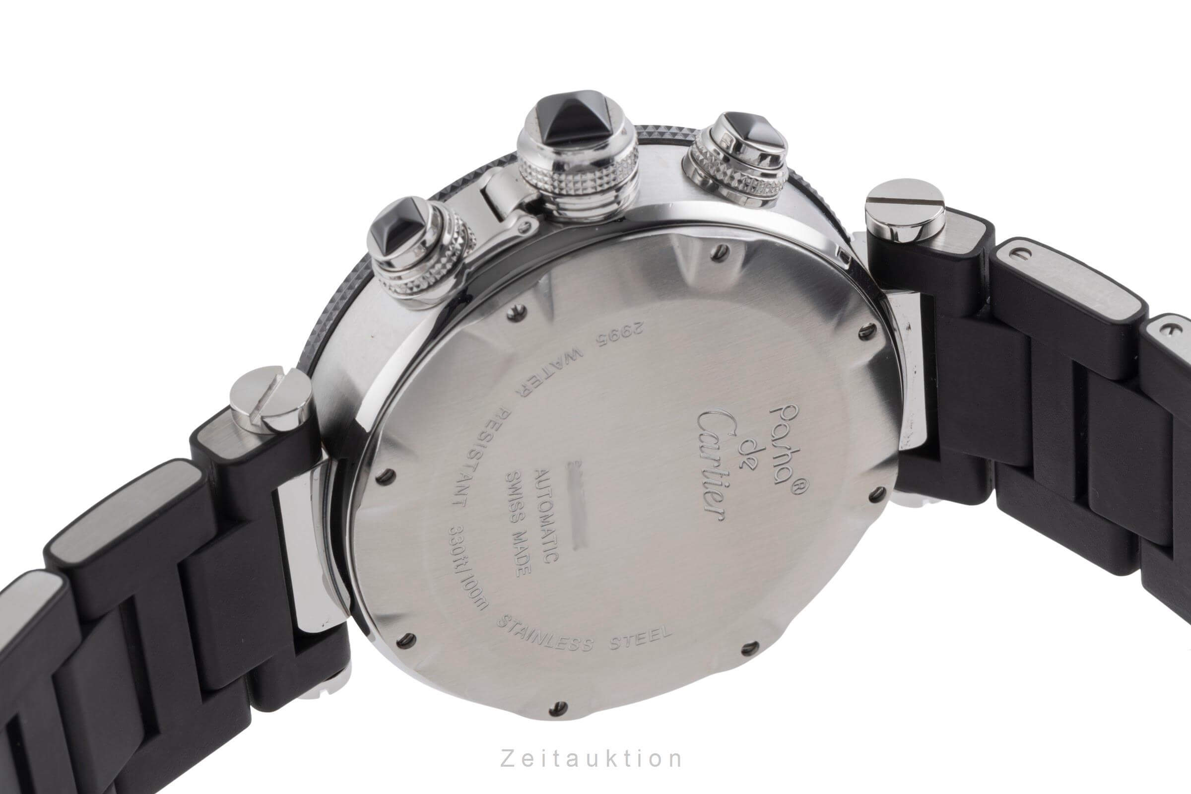 Cartier Pasha Seatimer Chronograph Datum Stahl Automatik Ref. W31088U2  [2501071]