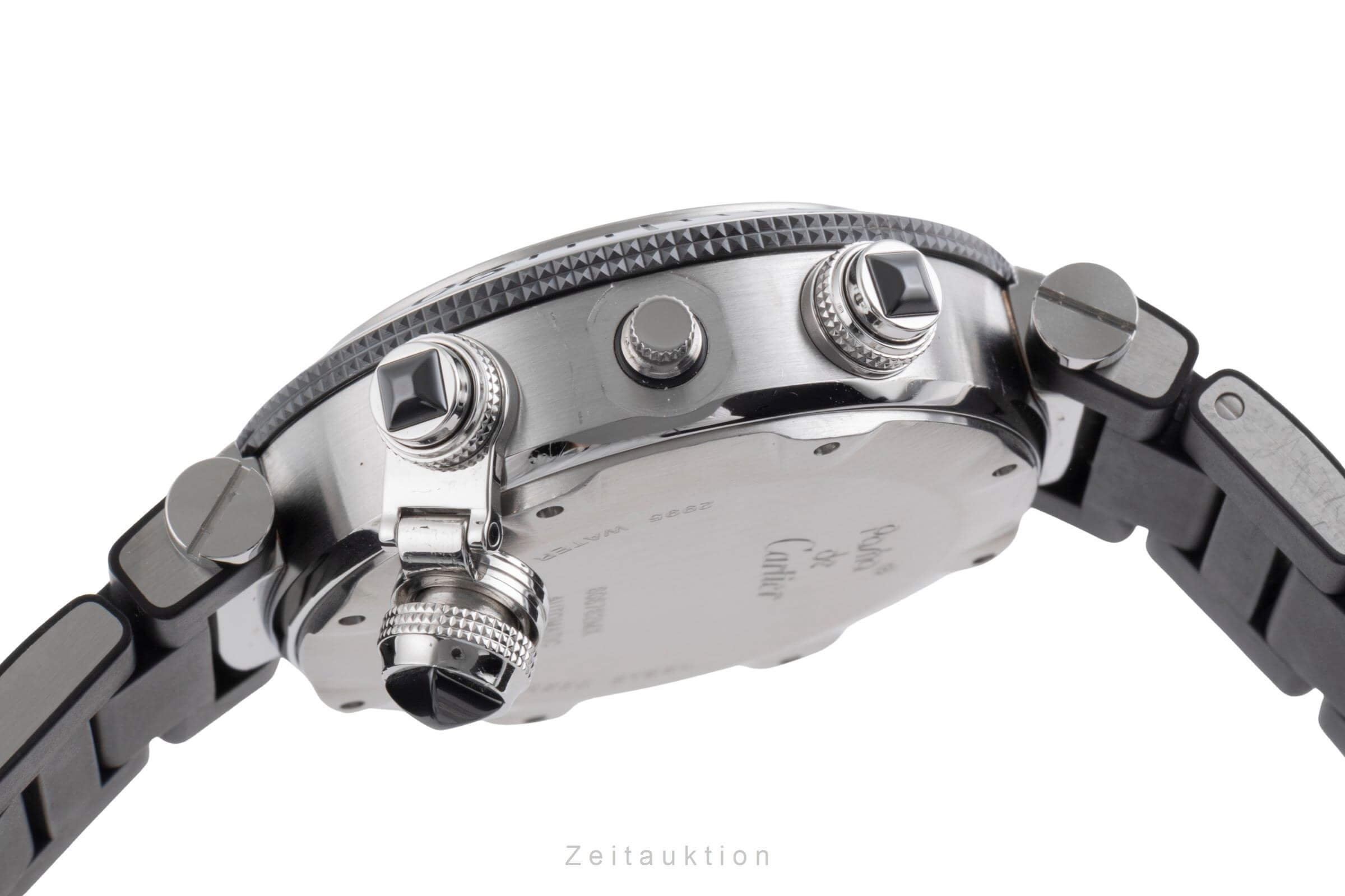 Cartier Pasha Seatimer Chronograph Datum Stahl Automatik Ref. W31088U2  [2501071]