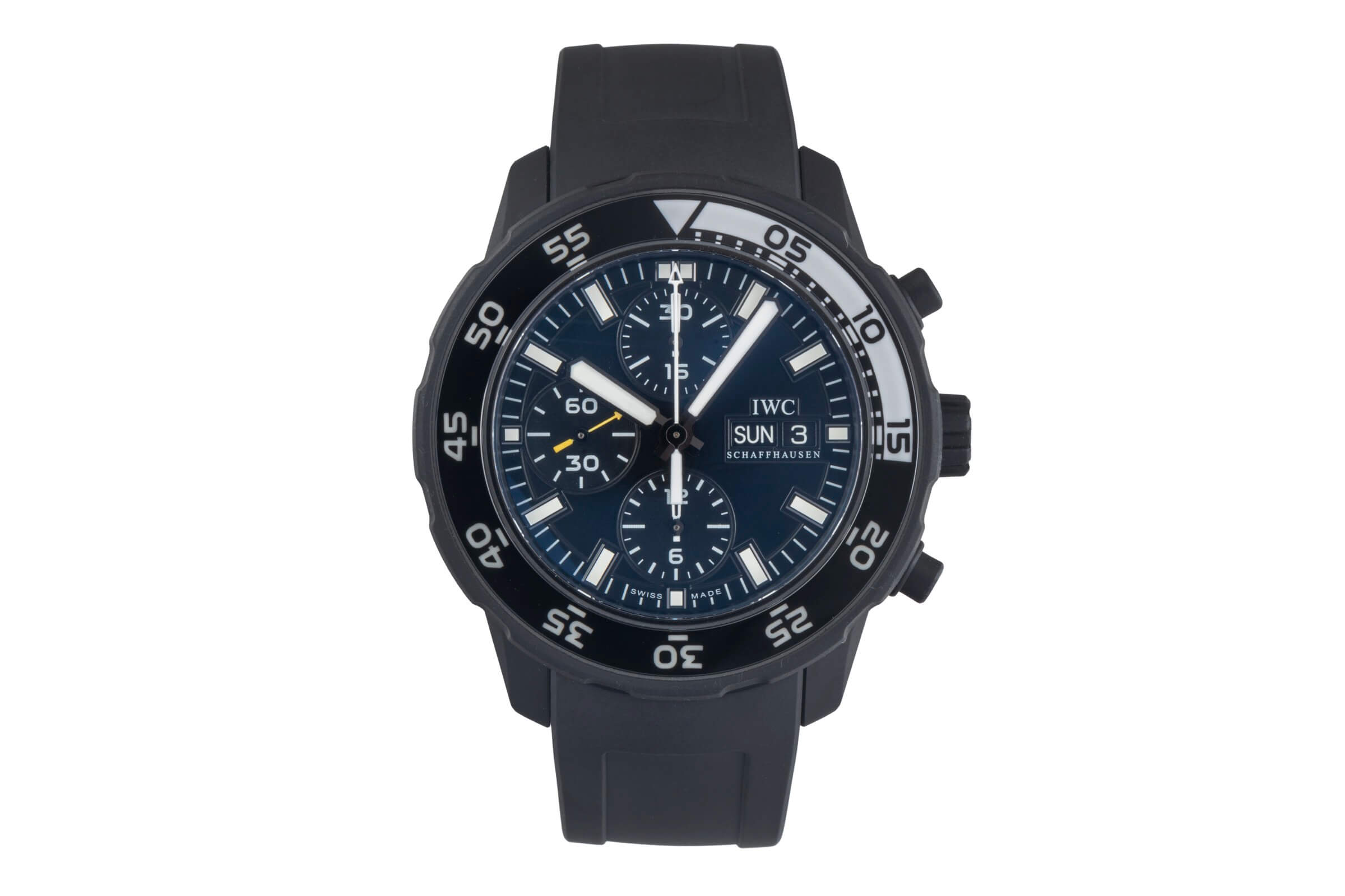 IWC Aquatimer cronógrafo acero/ caucho automático reloj para caballeros IW376705 LP: 11700EUR  [2501073]