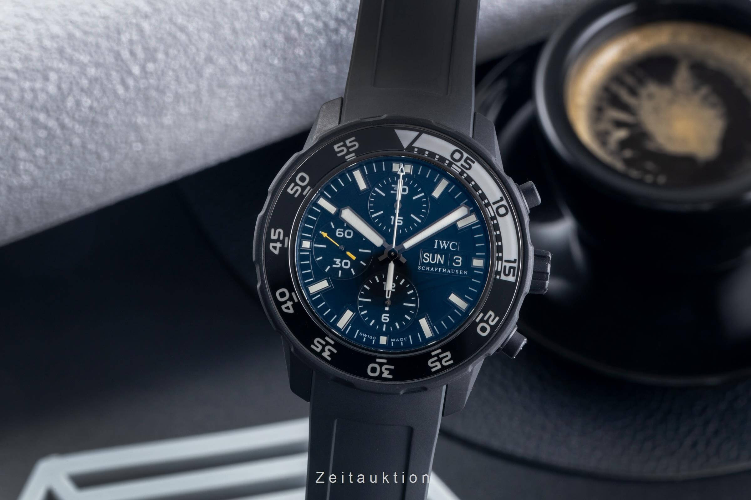 IWC Aquatimer cronógrafo acero/ caucho automático reloj para caballeros IW376705 LP: 11700EUR  [2501073]