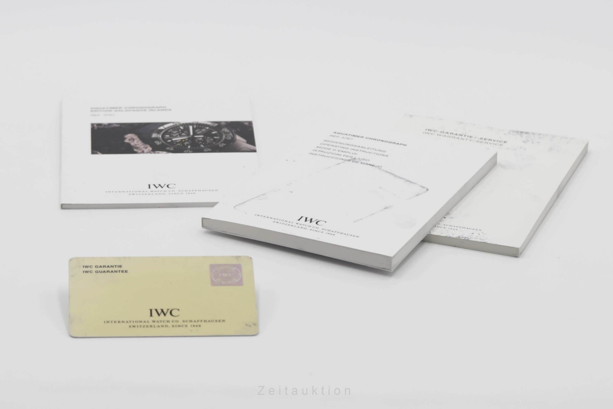 IWC Aquatimer cronógrafo acero/ caucho automático reloj para caballeros IW376705 LP: 11700EUR  [2501073]