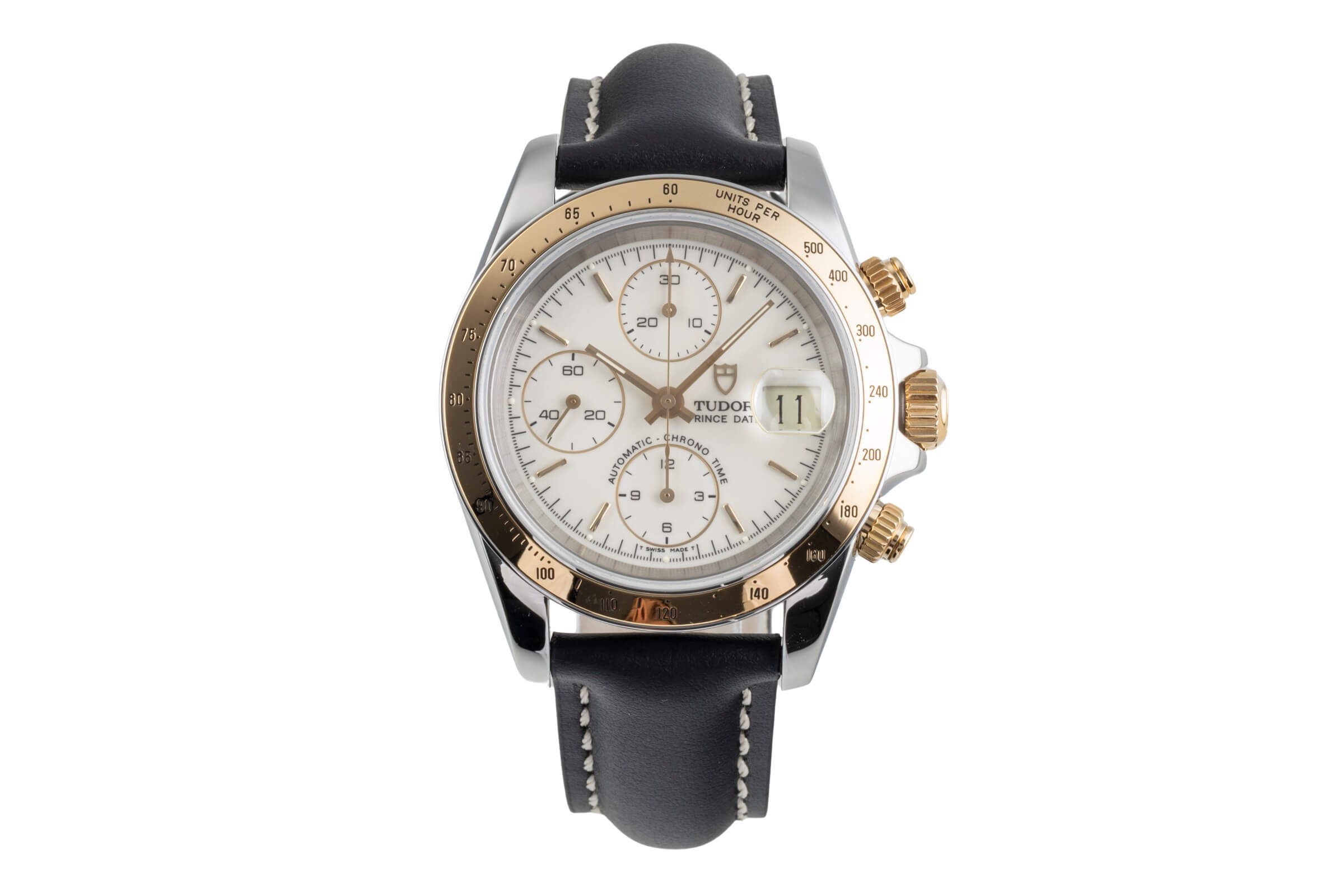 Tudor Prince Date cronógrafo acero / oro automático reloj para caballeros 79263P  [2501075]